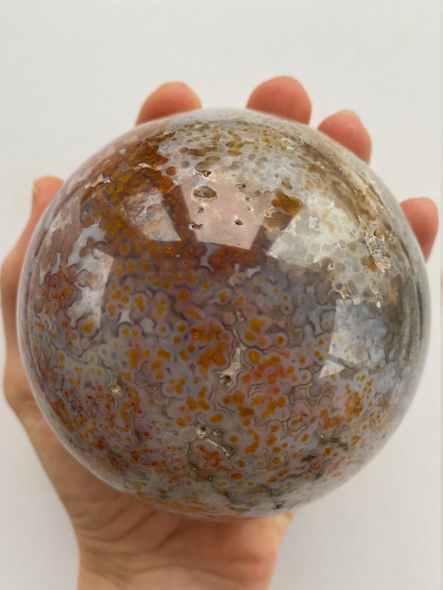 Ocean Jasper Sphere Old Stock XL OSS22
