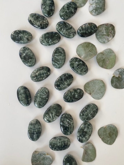 Seraphinite Pocket Stone Grade AA
