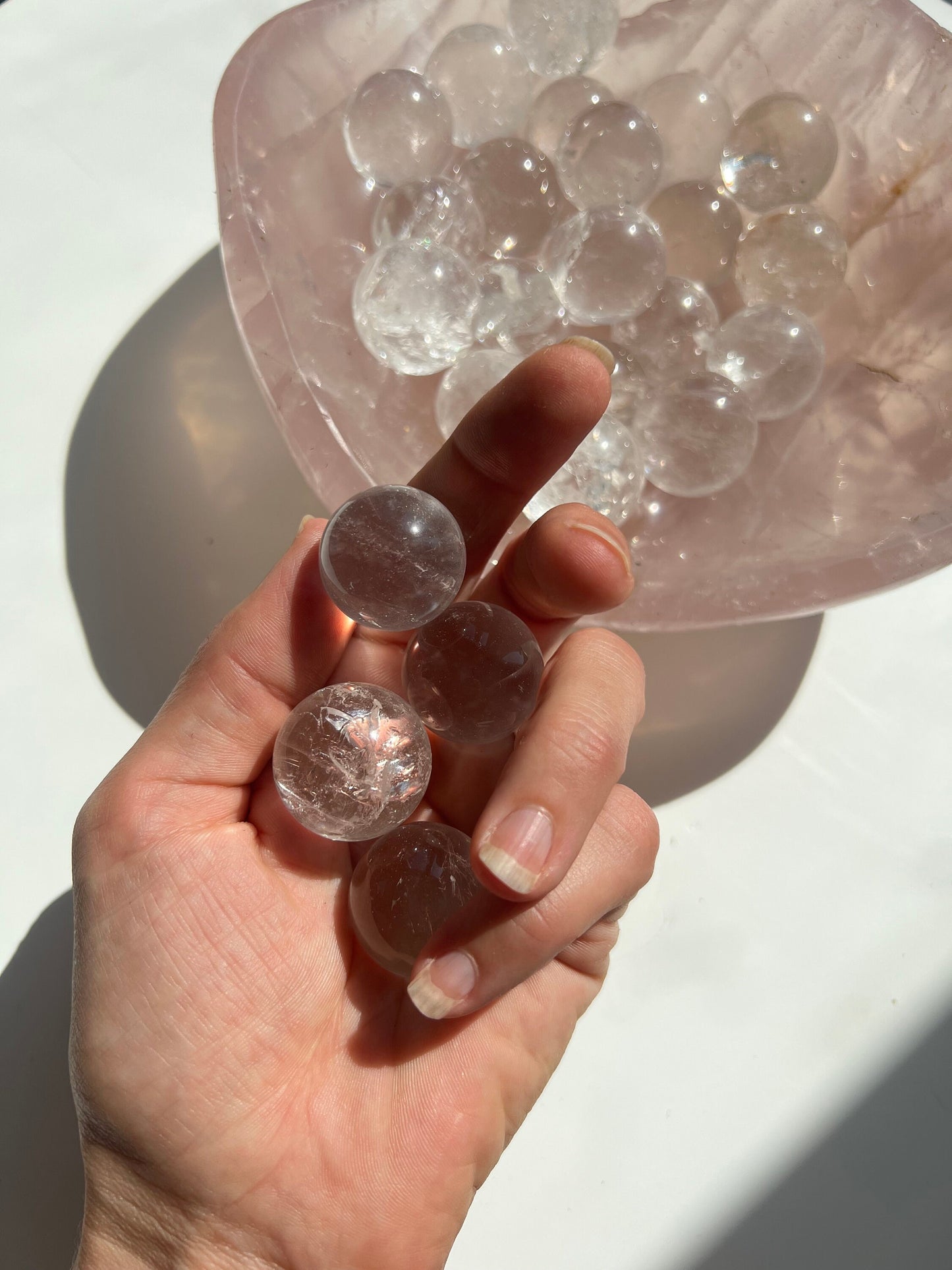 Clear Quartz Mini Spheres
