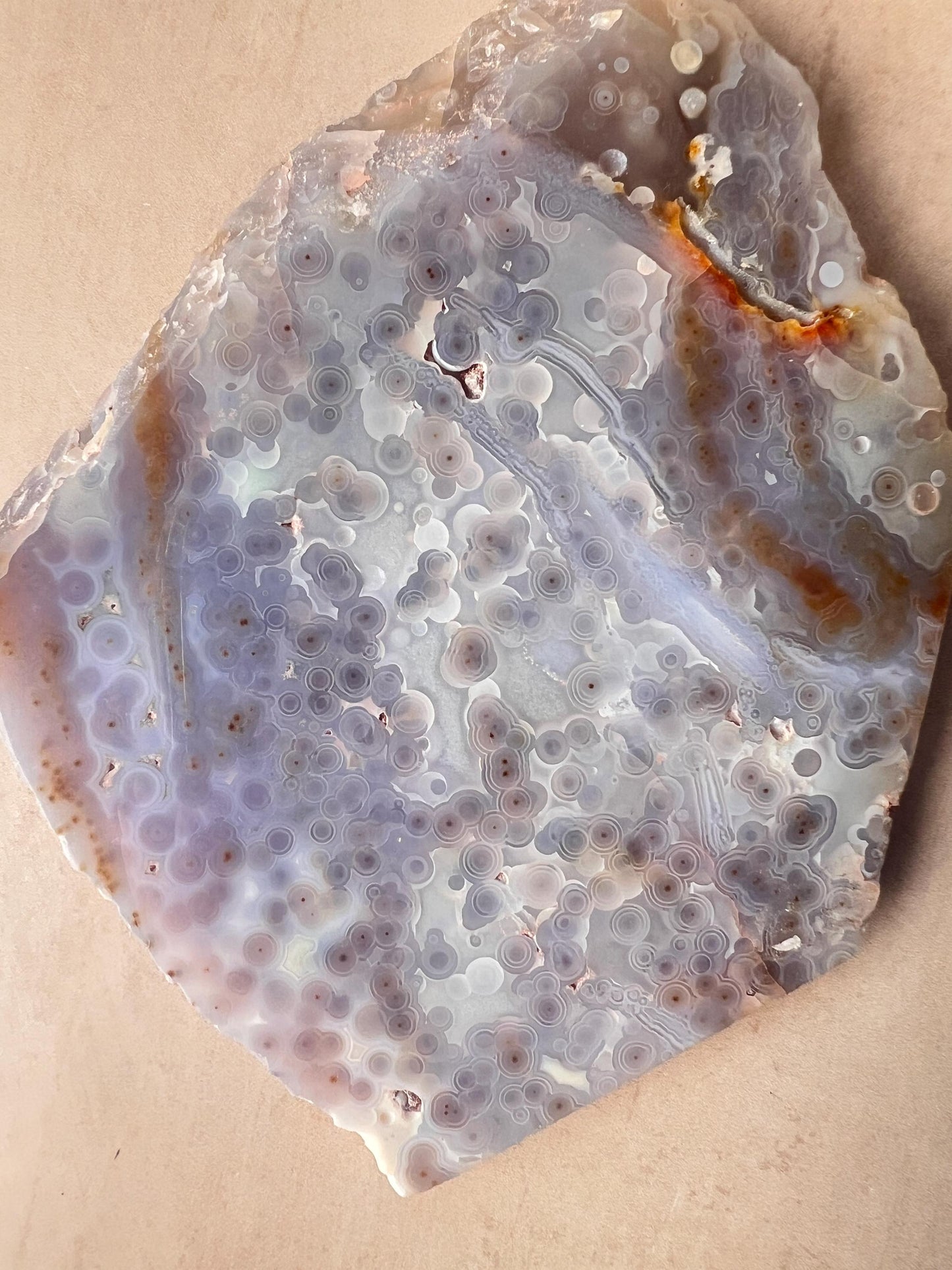 Ocean Jasper Jelly Slab: Old Stock Vein 3-4