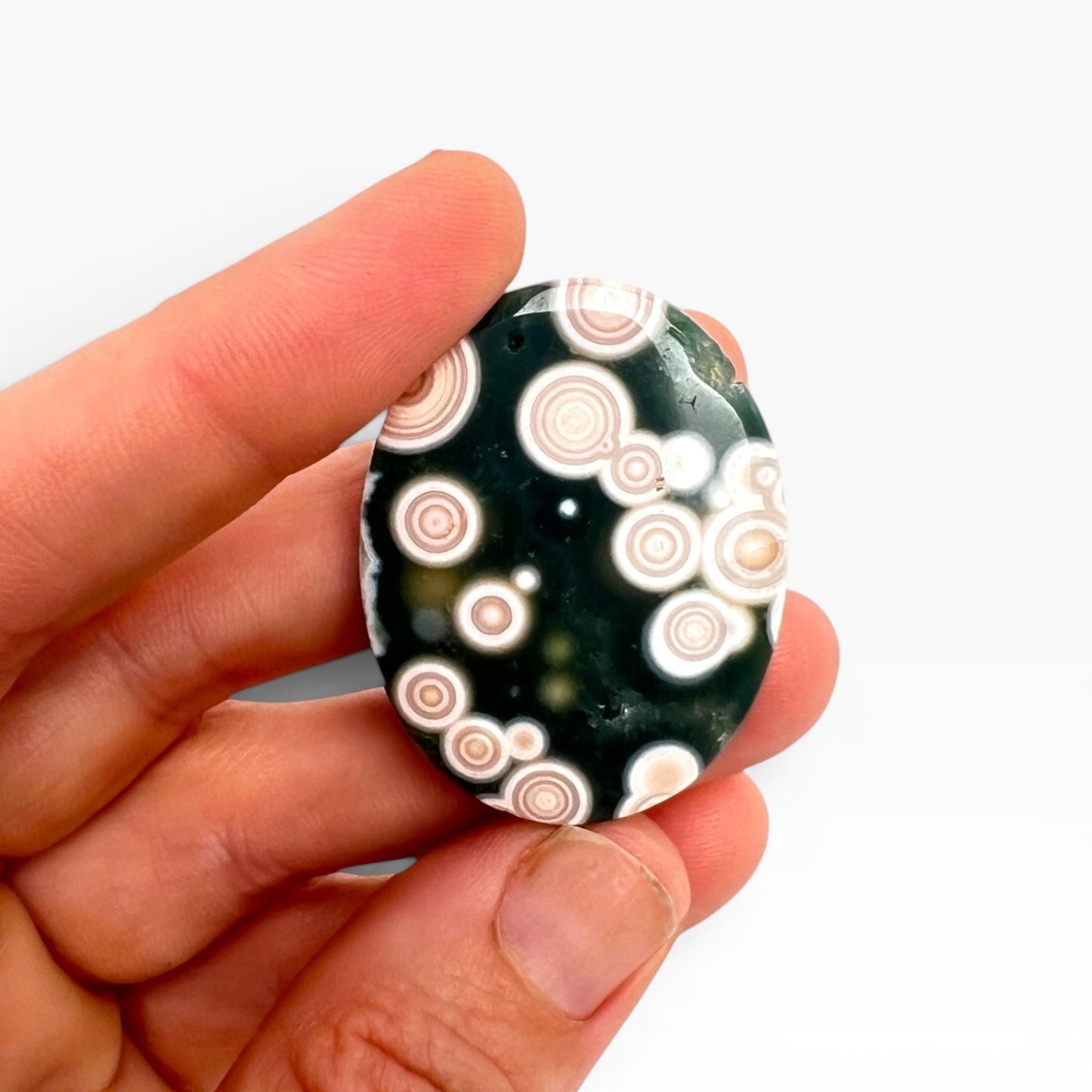 Ocean Jasper Old Stock Vein 1-2 Medallion