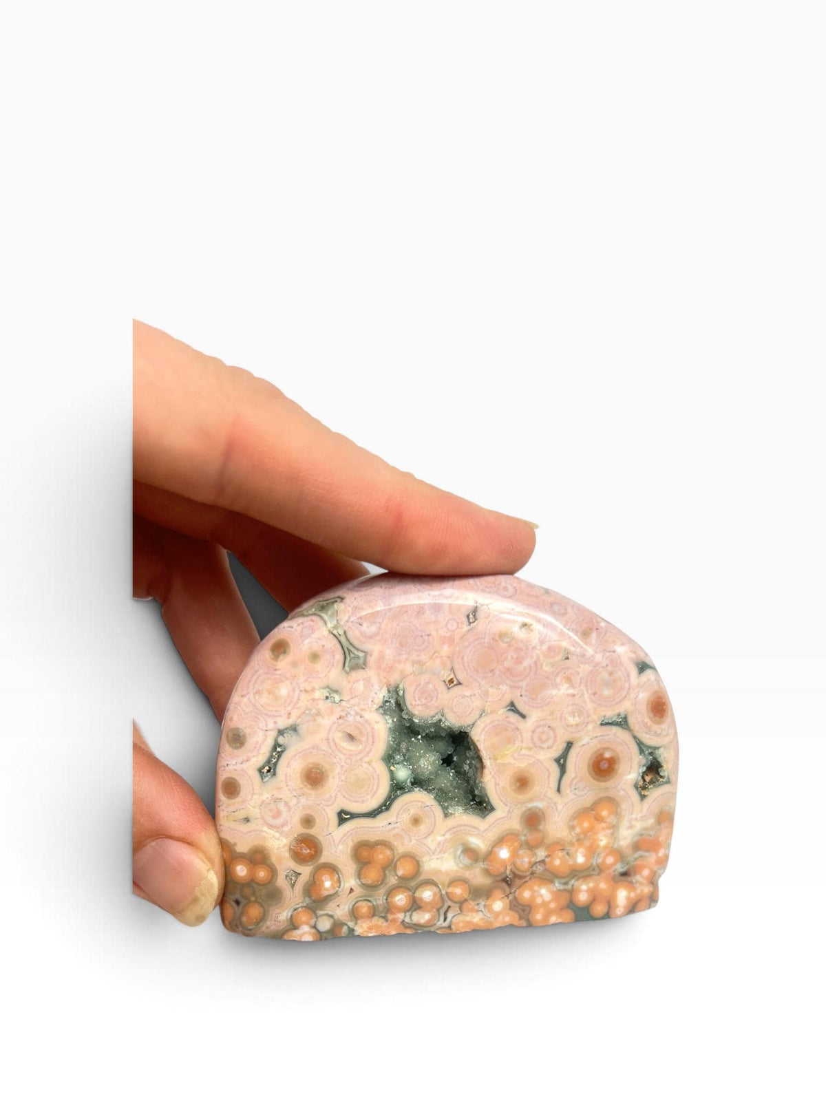 Ocean Jasper Semi Polished Free Form | Early Vein 1-2 Old Stock