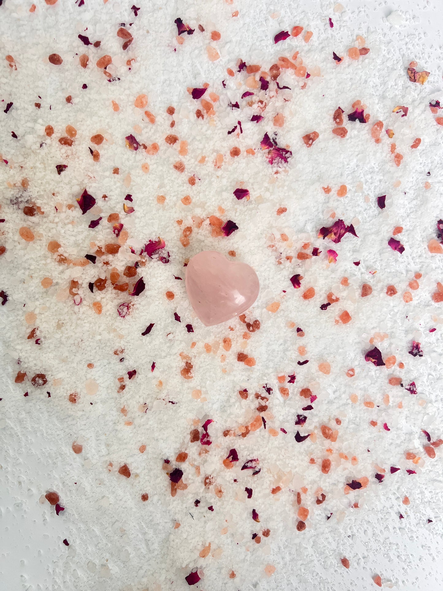 BLOOM Rose Quartz Crystal Infused Bath Soak