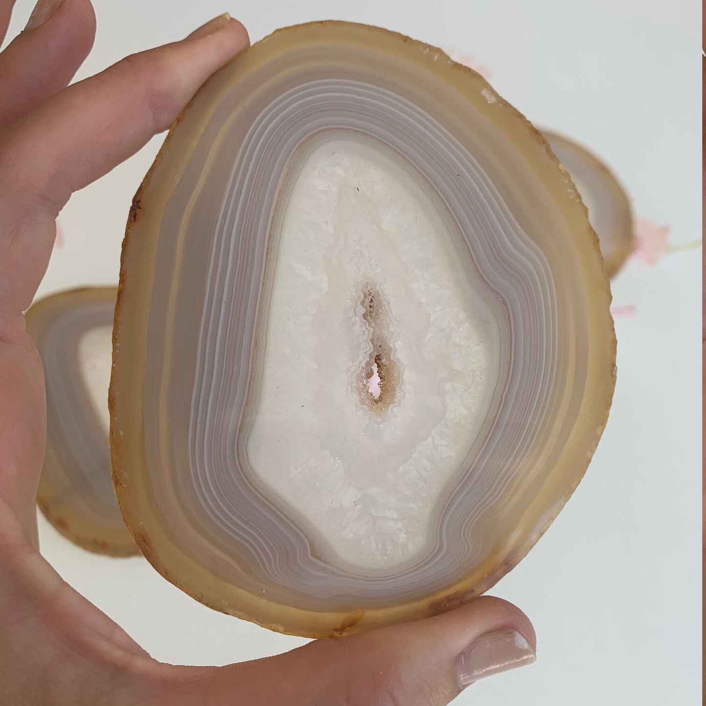 Agate Slices Matching Set of 3 Piece AS1