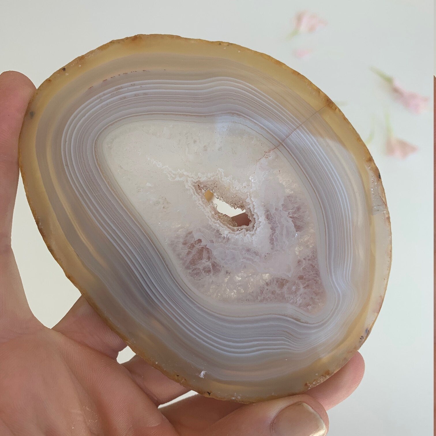 Agate Slices Matching Set of 3 Piece AS1