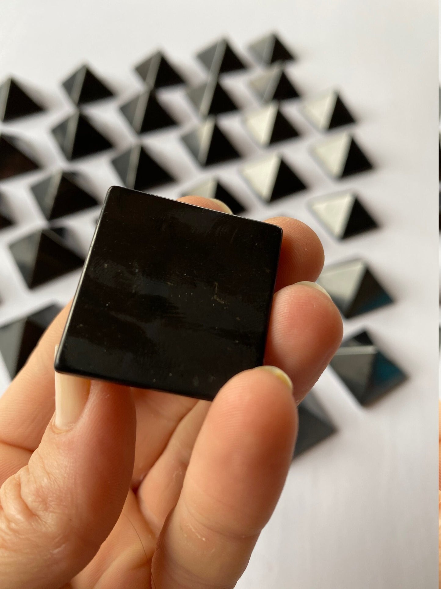 Shungite Solid Pyramid 30mm