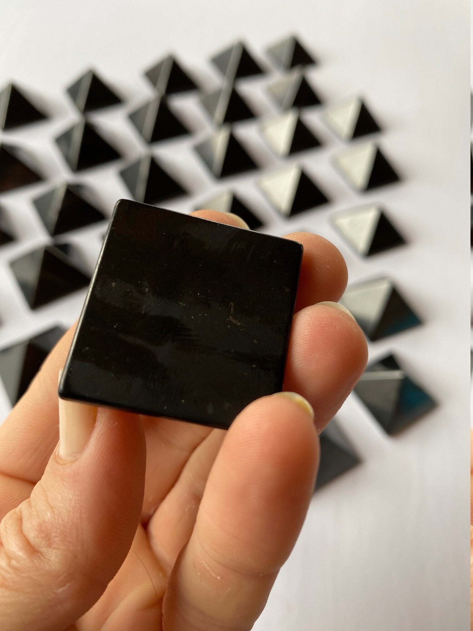 Shungite Solid Pyramid 30mm