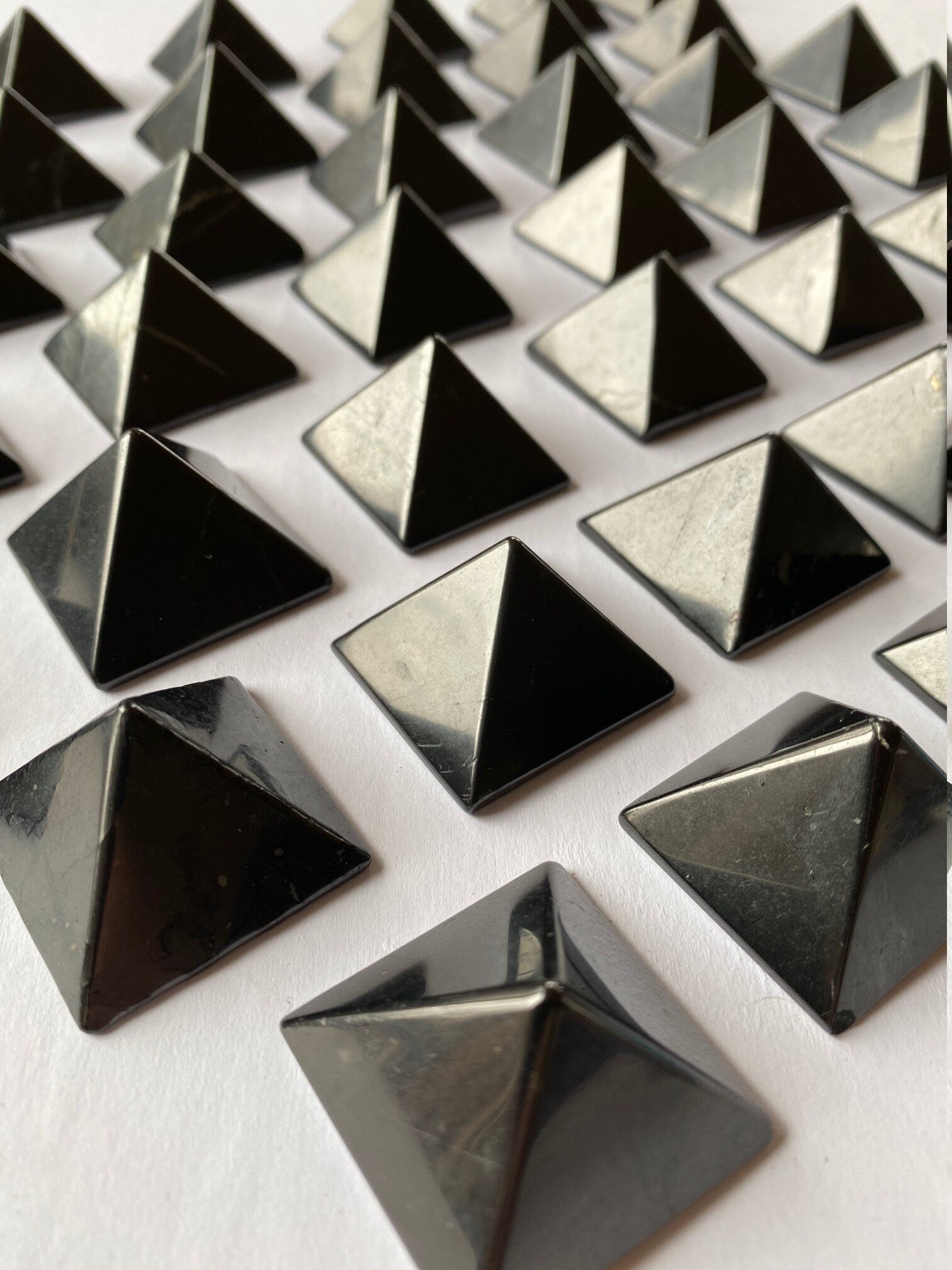 Shungite Solid Pyramid 30mm