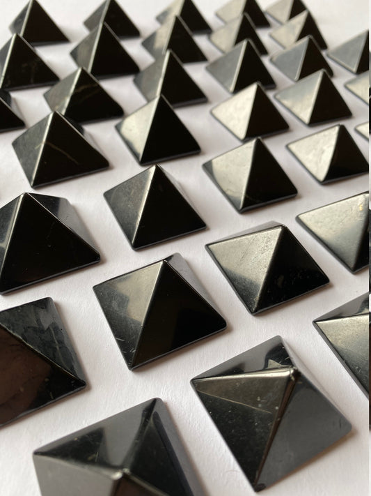 Shungite Solid Pyramid 30mm