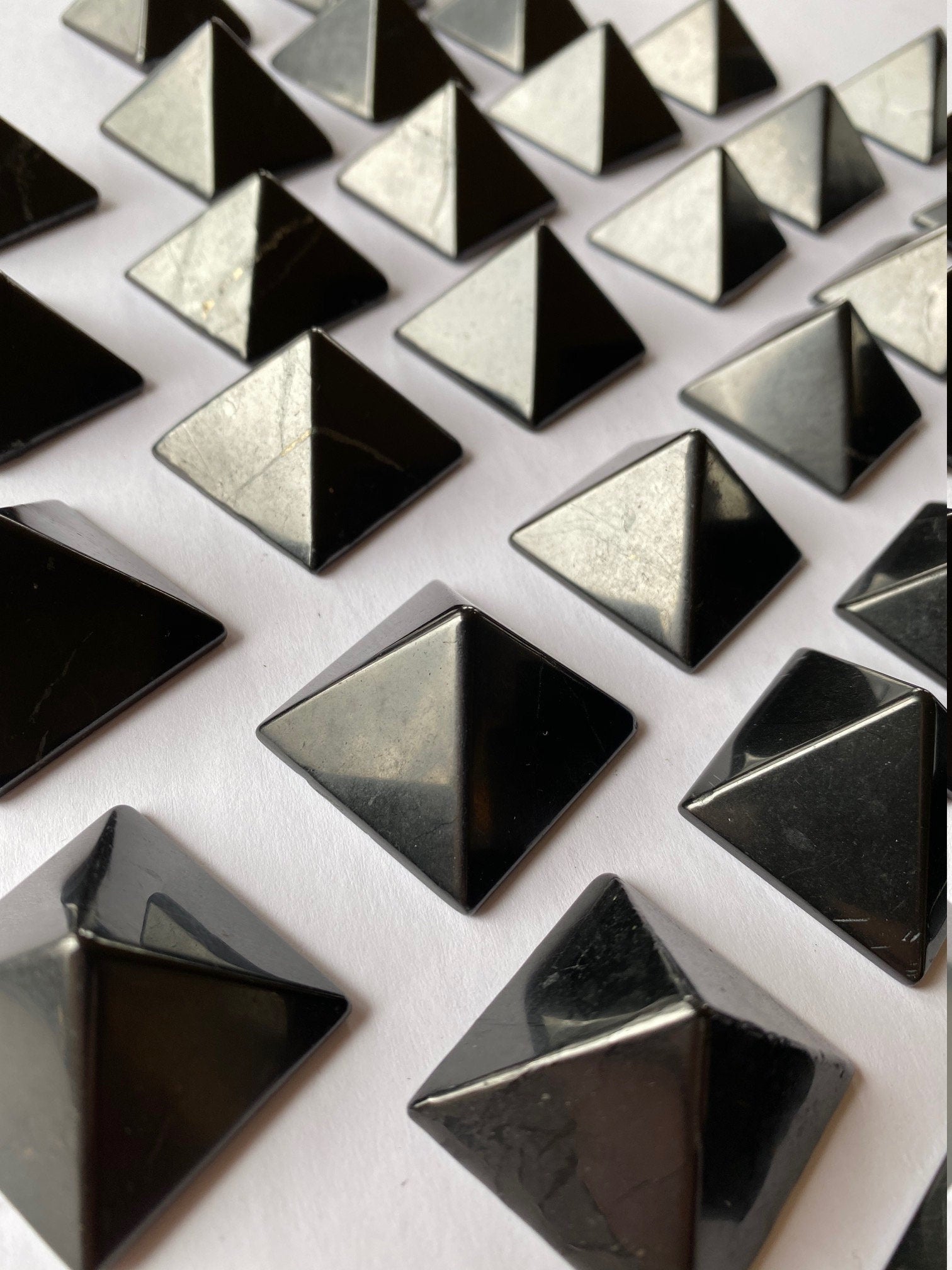 Shungite Solid Pyramid 30mm