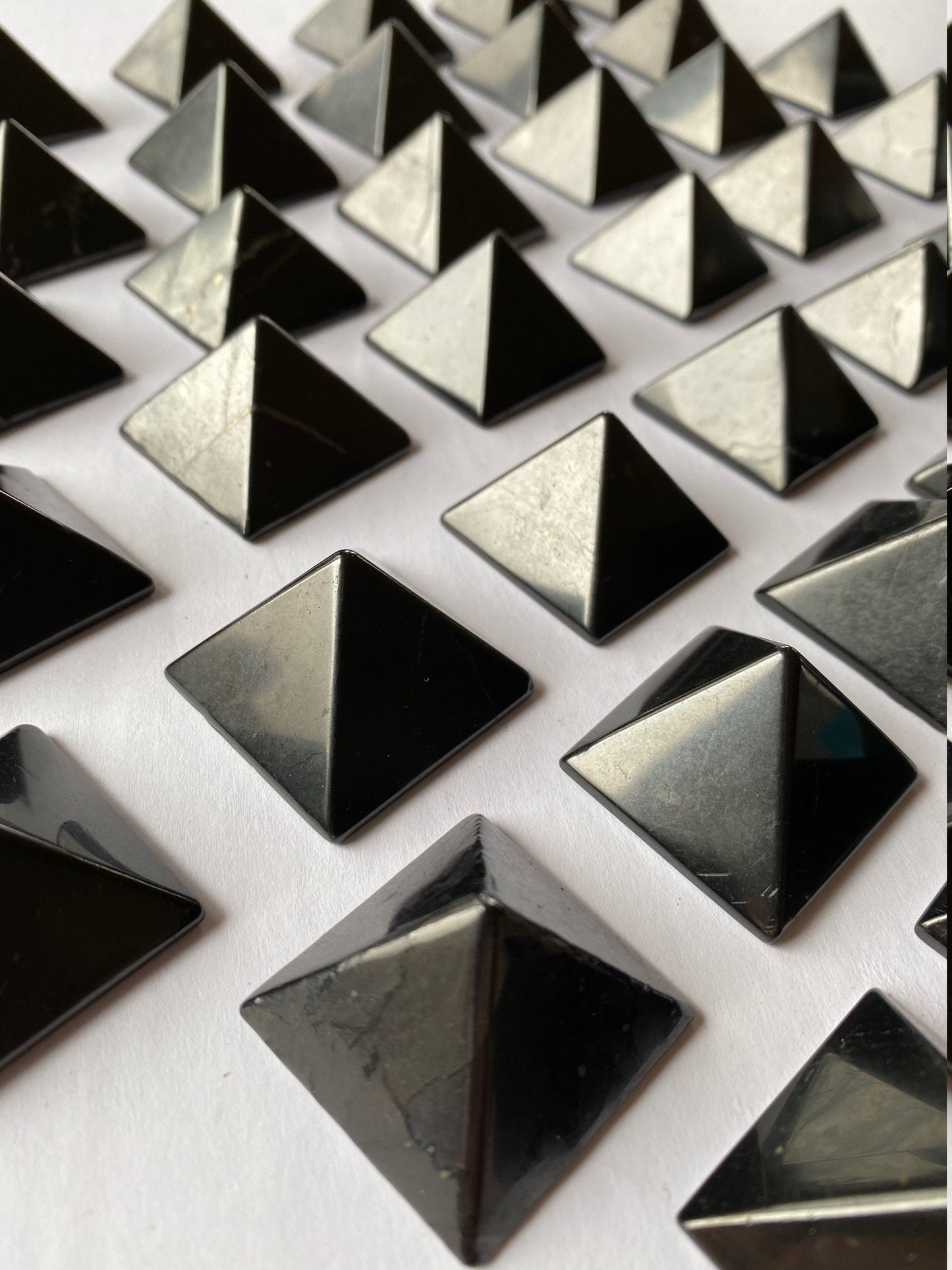 Shungite Solid Pyramid 30mm