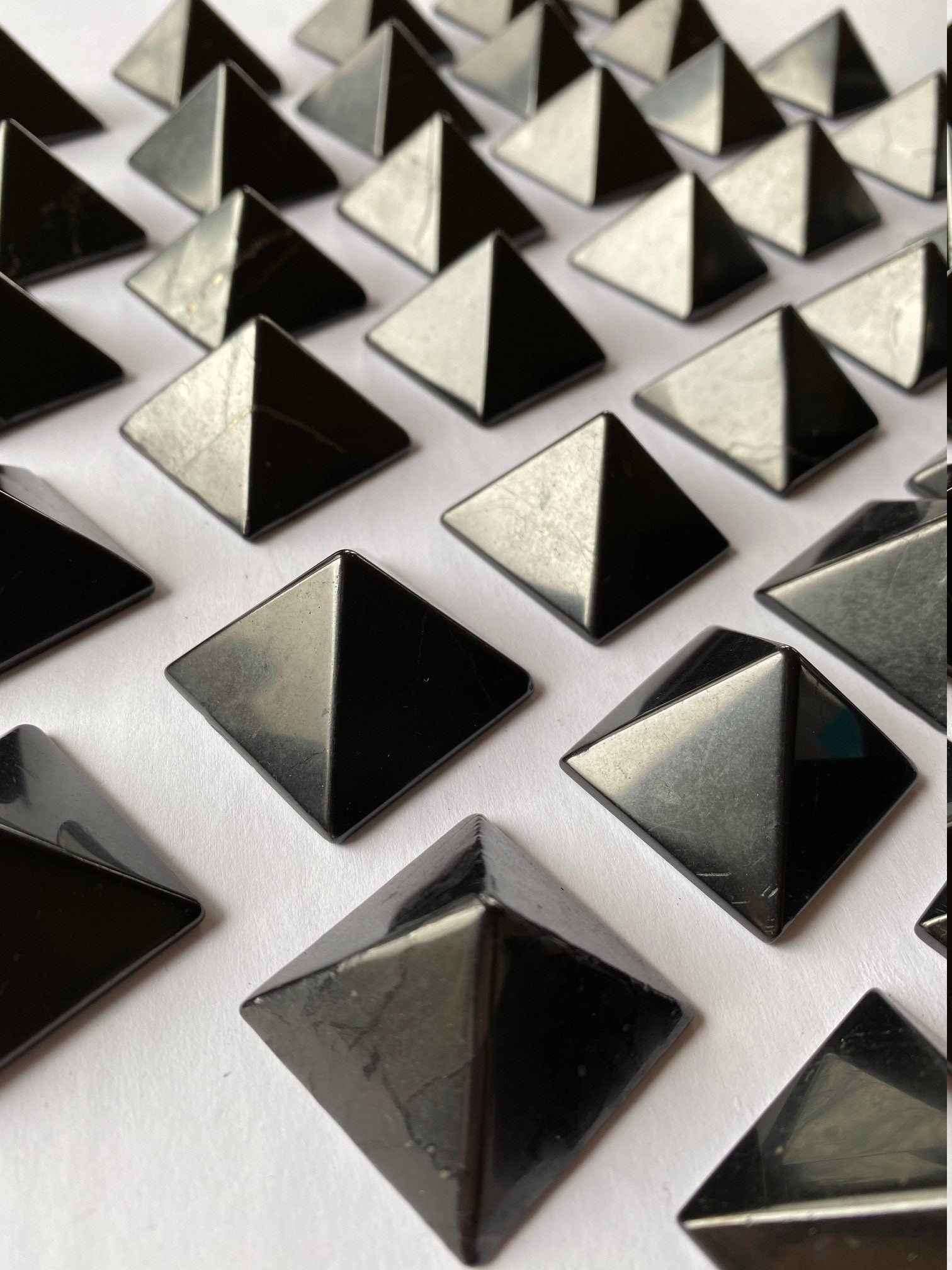 Shungite Solid Pyramid 30mm