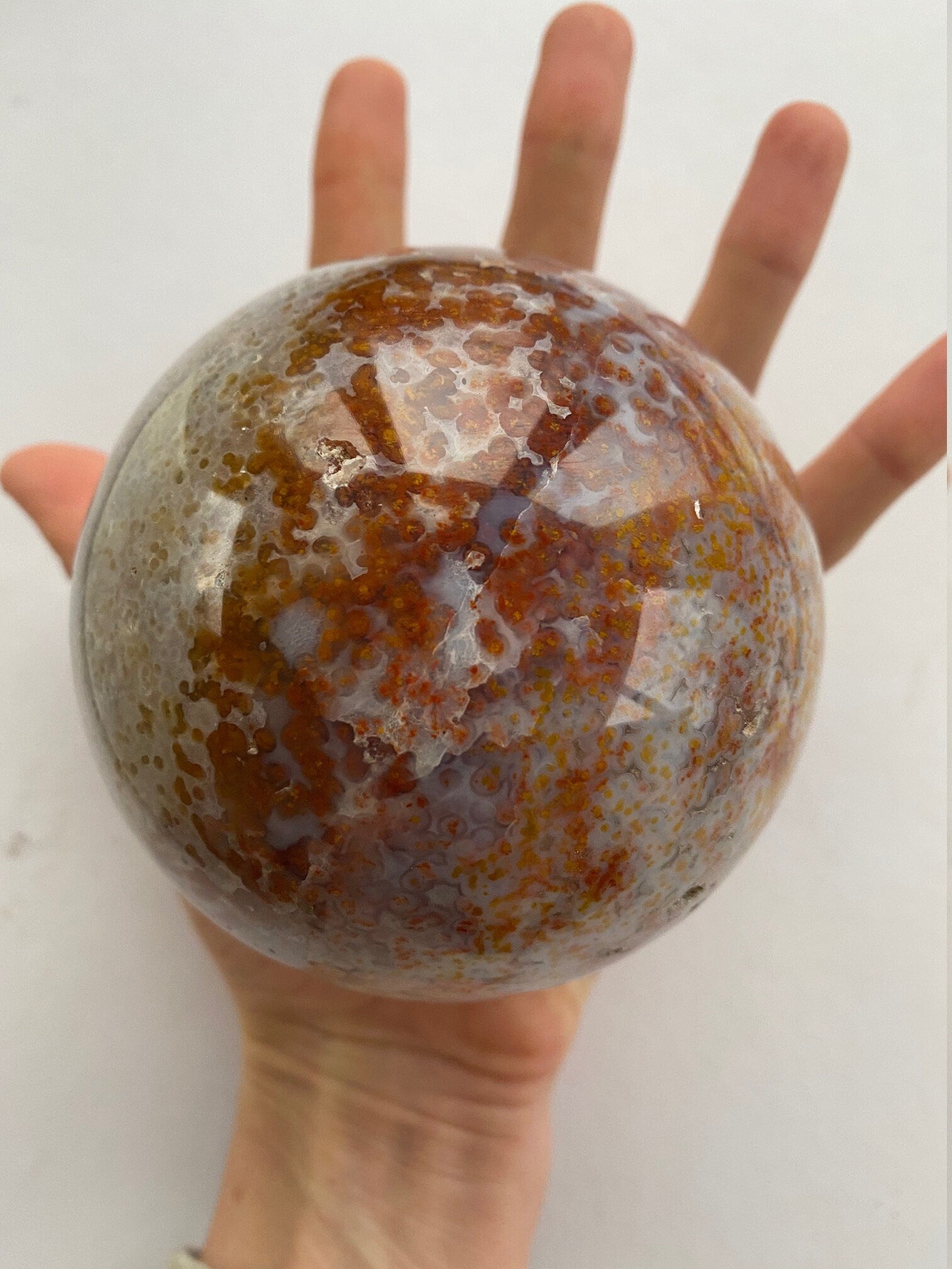 Ocean Jasper Sphere Old Stock XL OSS22
