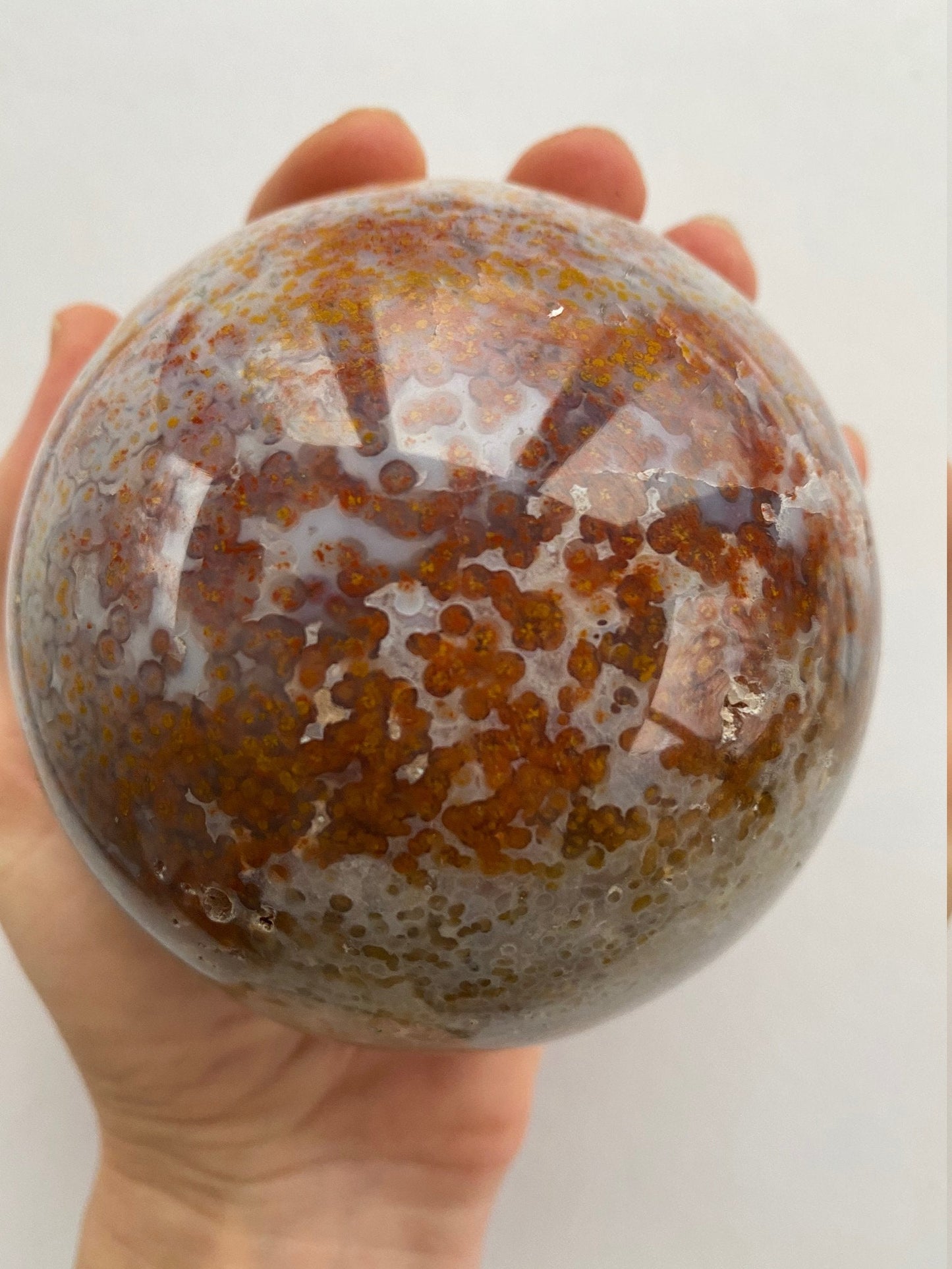 Ocean Jasper Sphere Old Stock XL OSS22