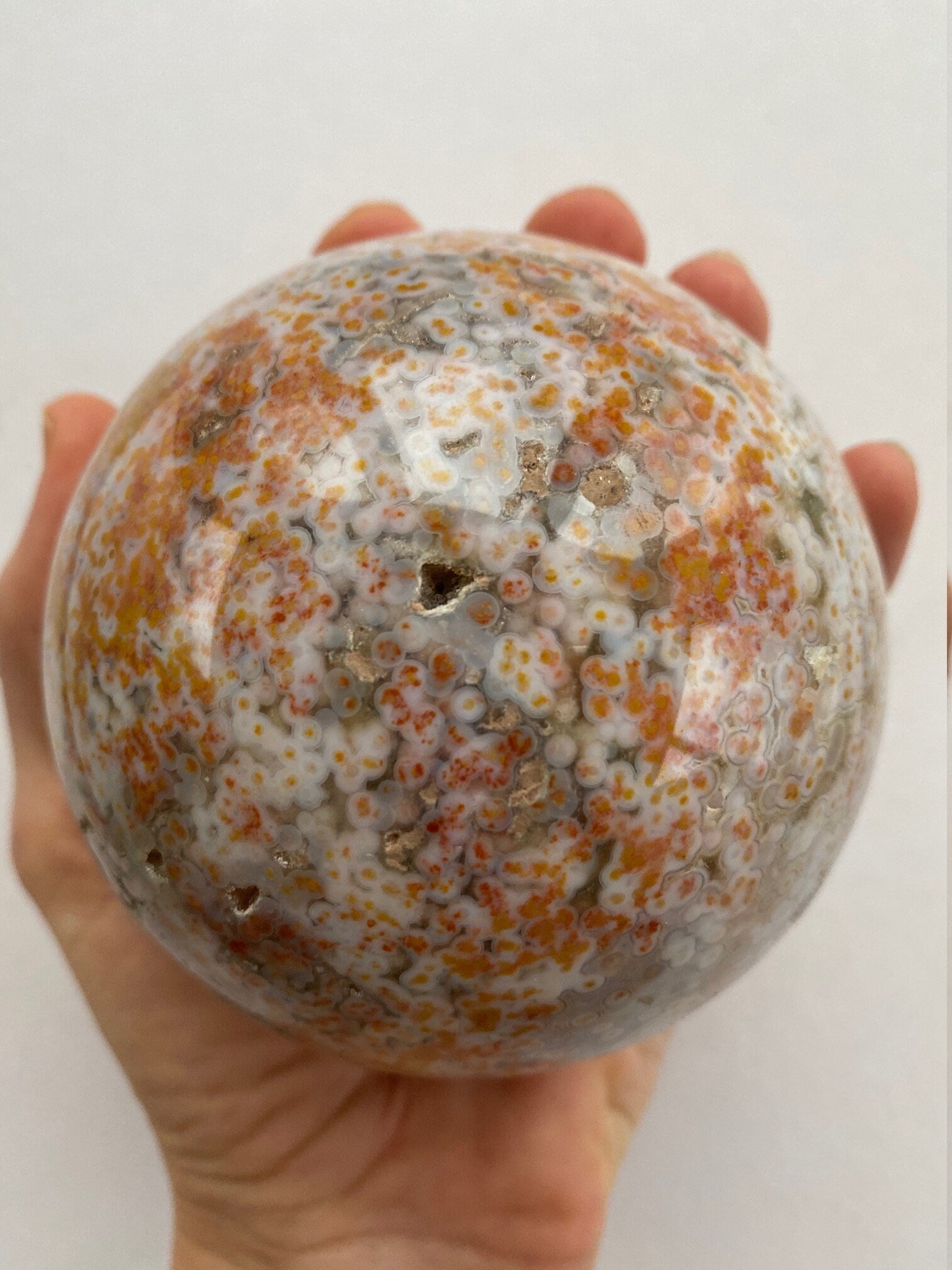 Ocean Jasper Sphere Old Stock XL OSS22