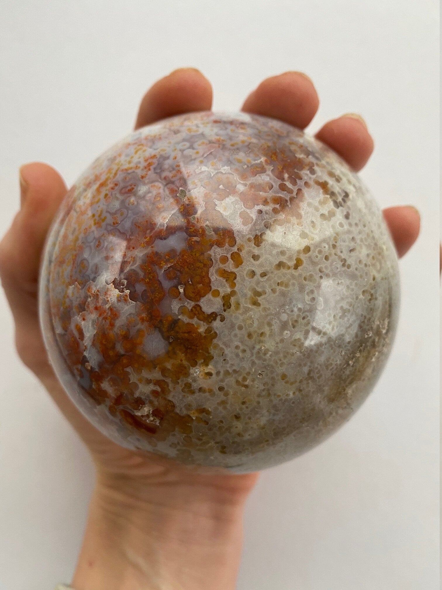 Ocean Jasper Sphere Old Stock XL OSS22