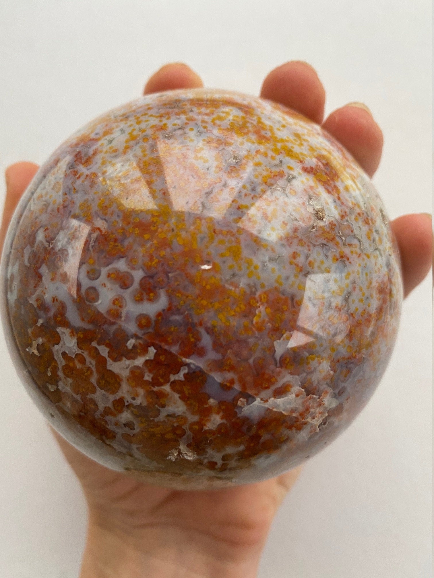 Ocean Jasper Sphere Old Stock XL OSS22