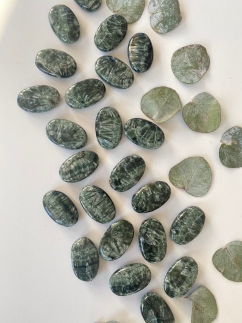 Seraphinite Pocket Stone Grade AA