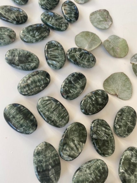 Seraphinite Pocket Stone Grade AA