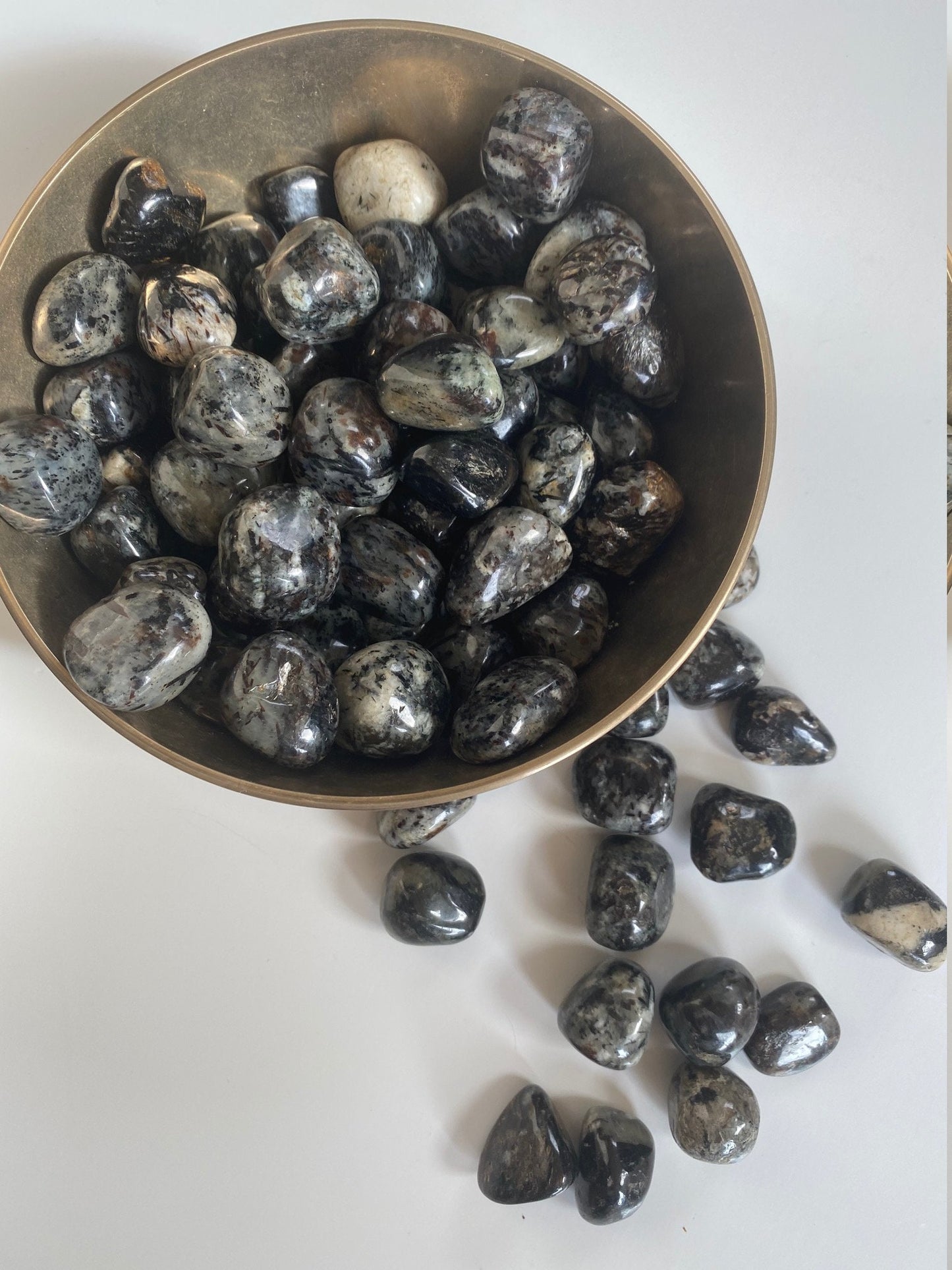 Astrophyllite Tumbled Crystals in Matrix