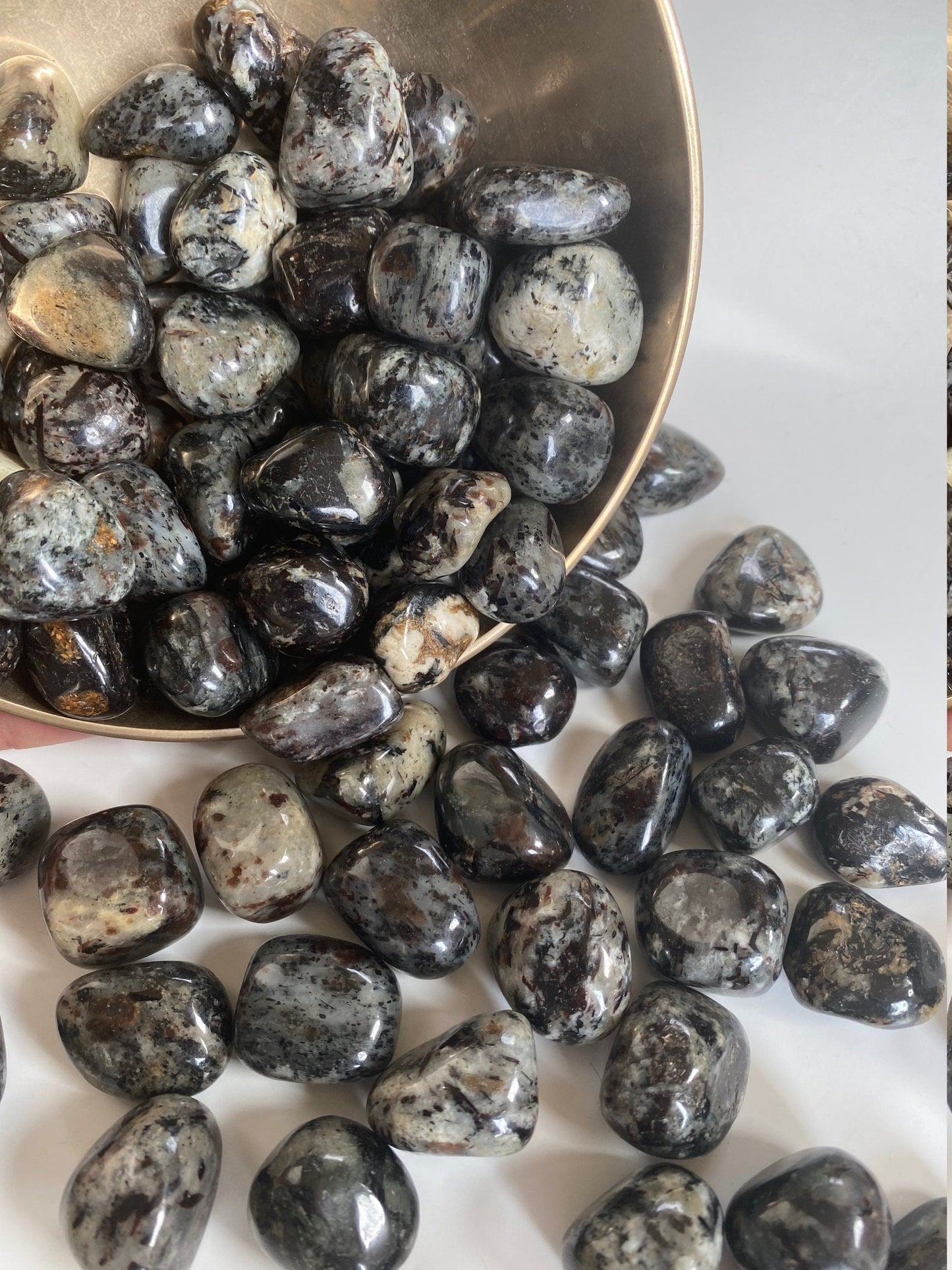 Astrophyllite Tumbled Crystals in Matrix