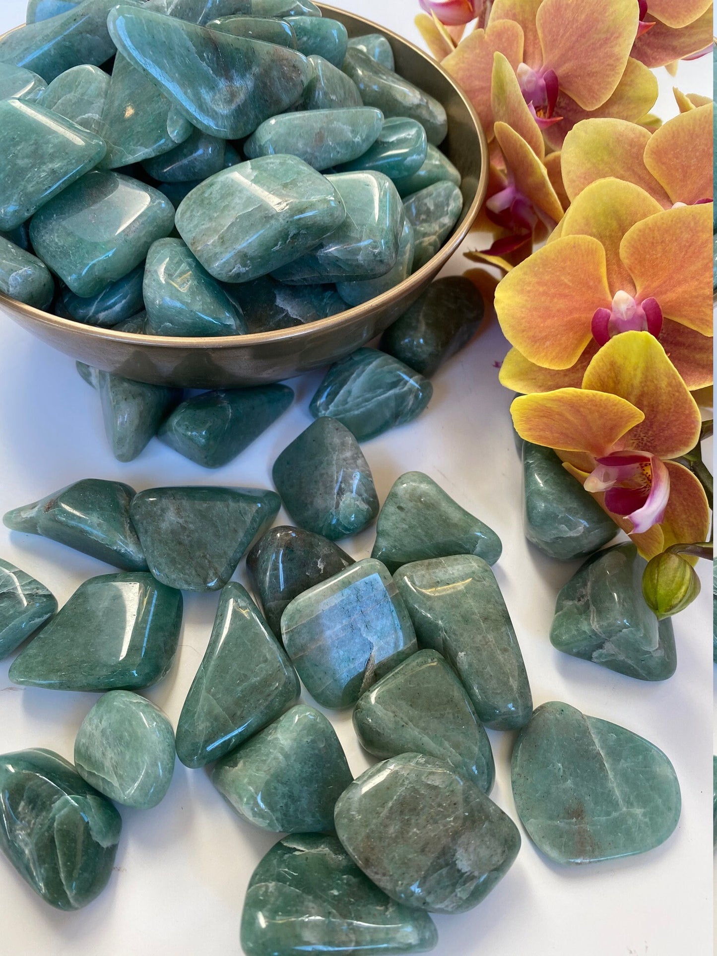 Green Aventurine Tumbled Stones