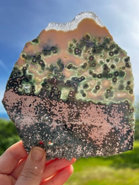 Vein 1-2 Ocean Jasper Slab FOS S5