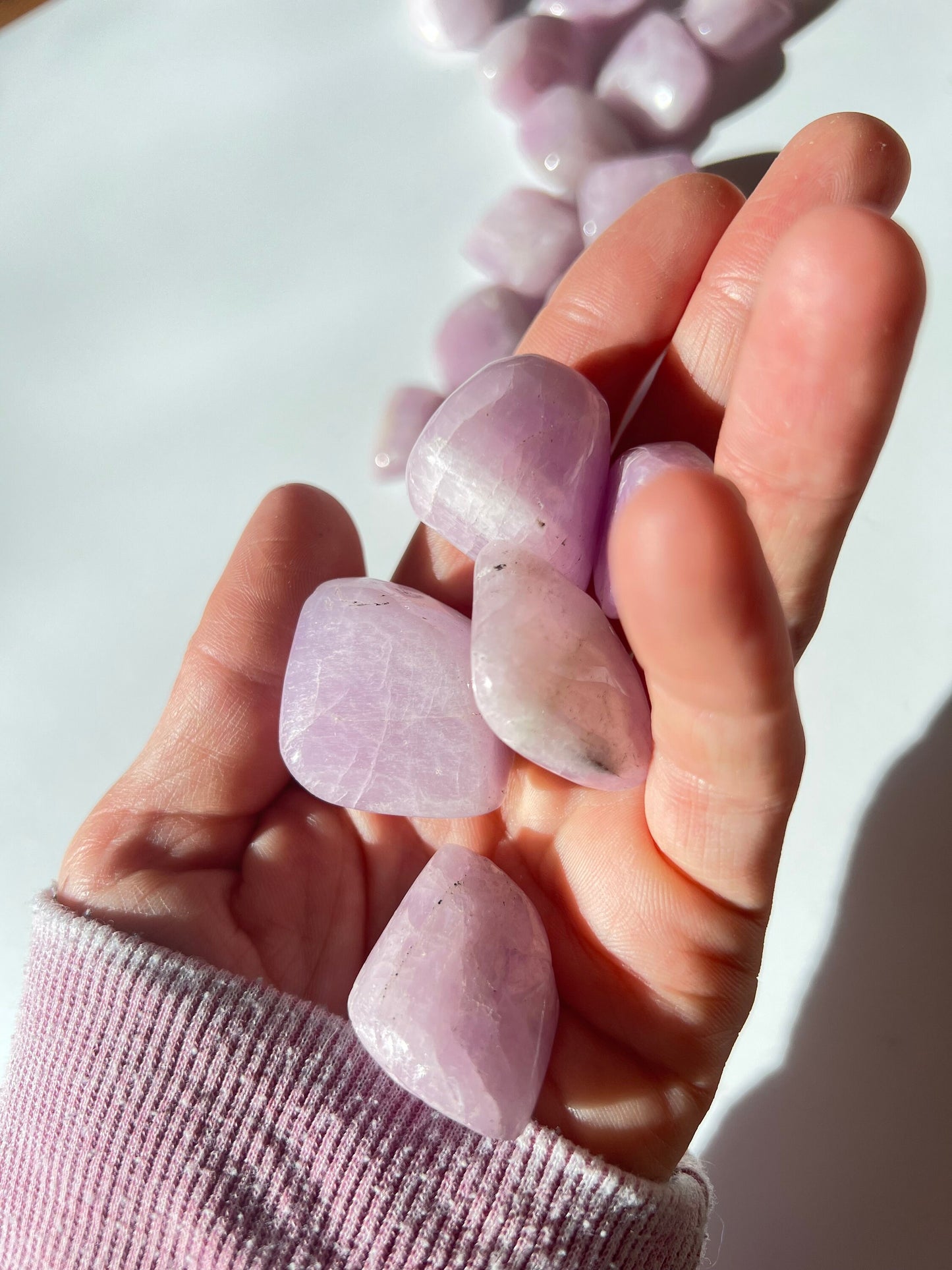 Kunzite Natural AA Tumbles Large