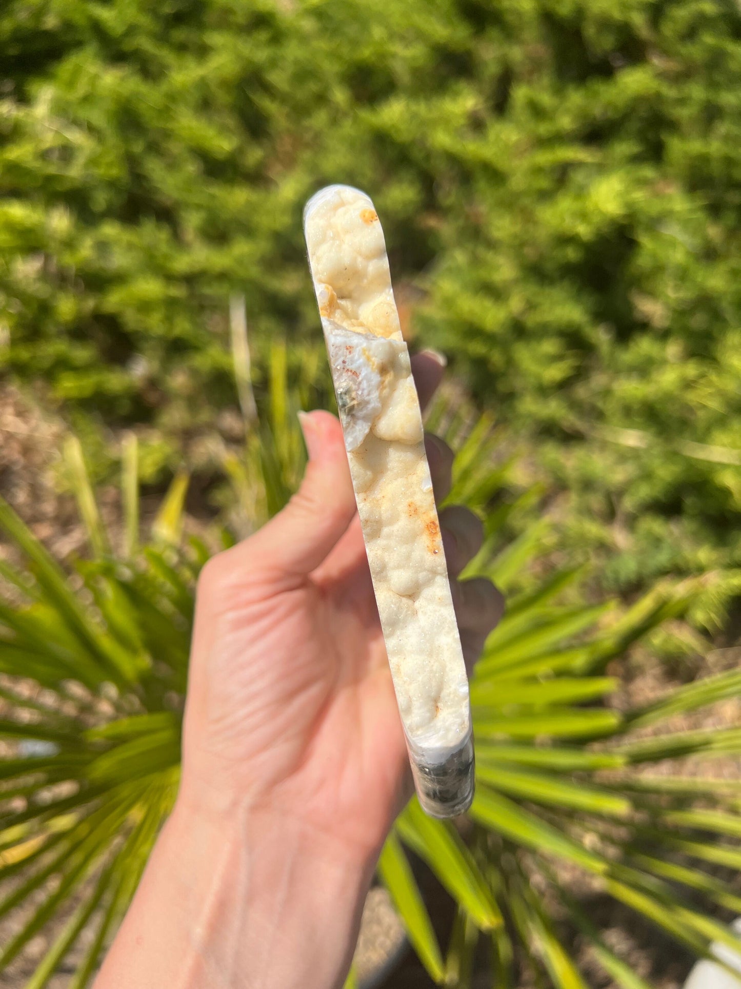 Vein 1 - 2 Ocean Jasper XXL Medallion / Flower burst orbs / OJU28