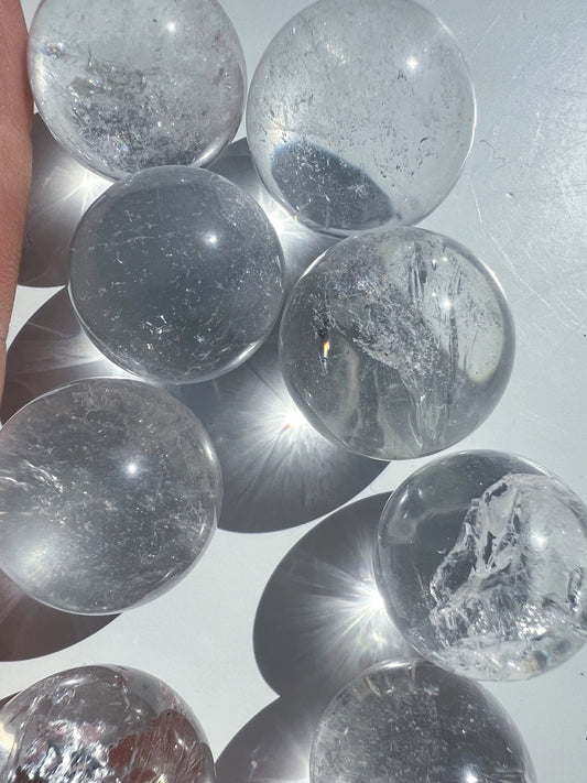 Clear Quartz Mini Spheres
