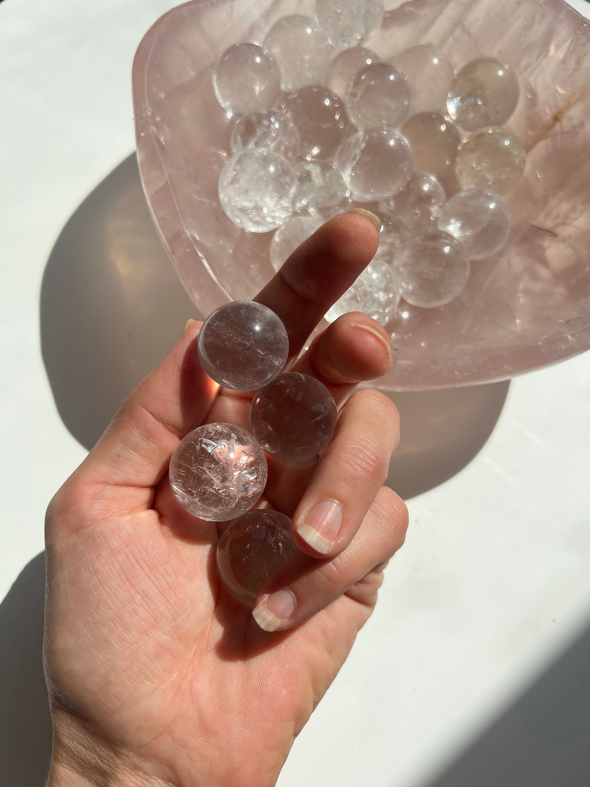 Clear Quartz Mini Spheres
