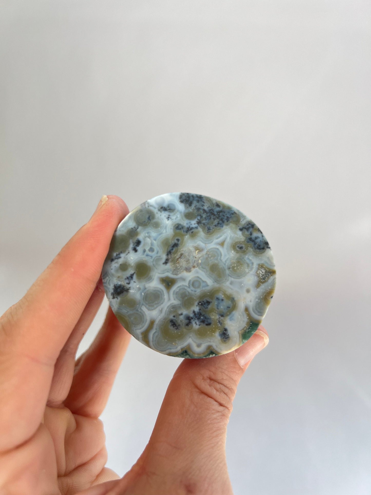 Ocean Jasper Druzy Core: Vein 8 Madagascar Crystal
