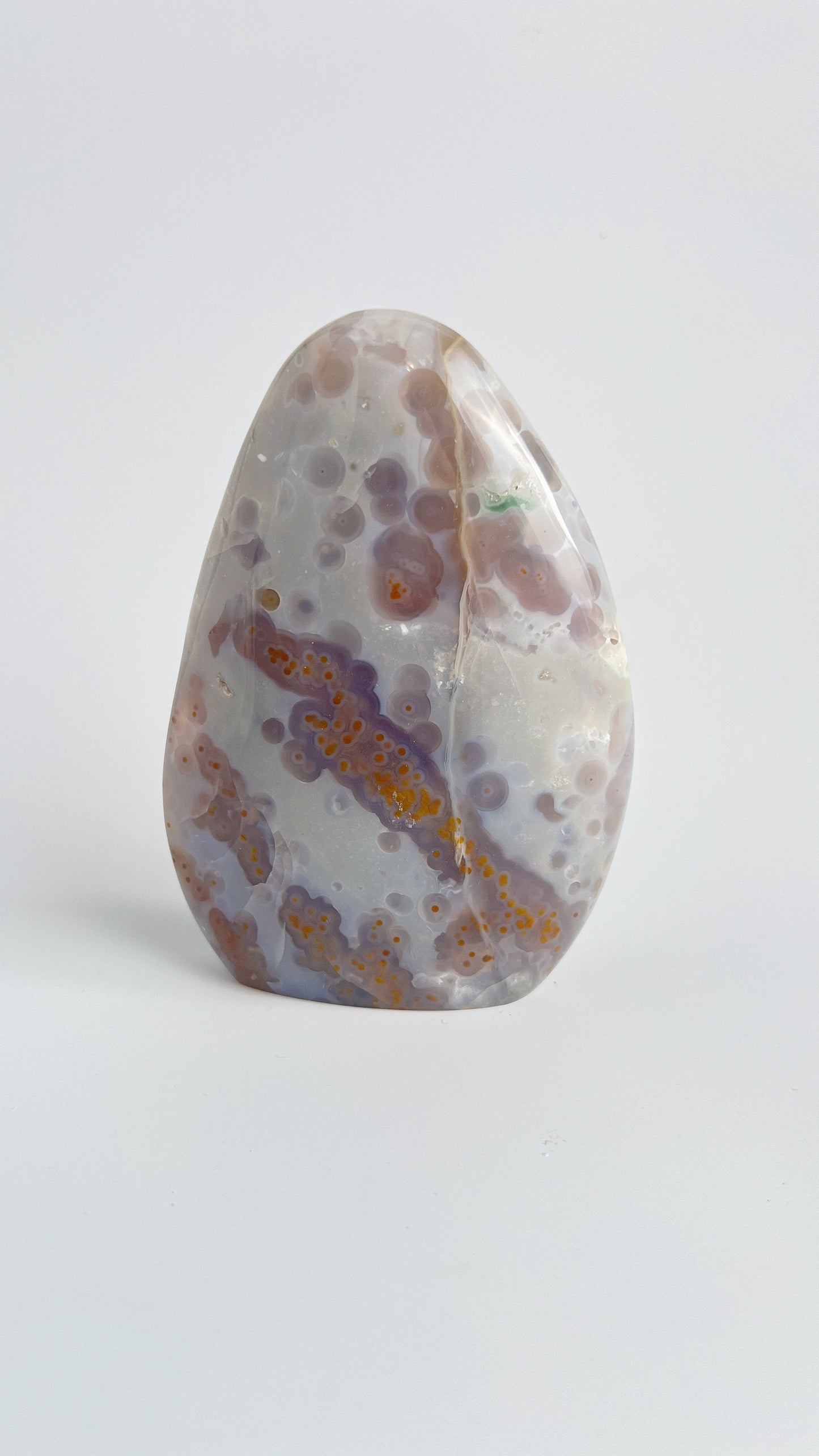 Ocean Jasper Free Form: Madagascar Vein 3-4, Jelly Orb Pattern
