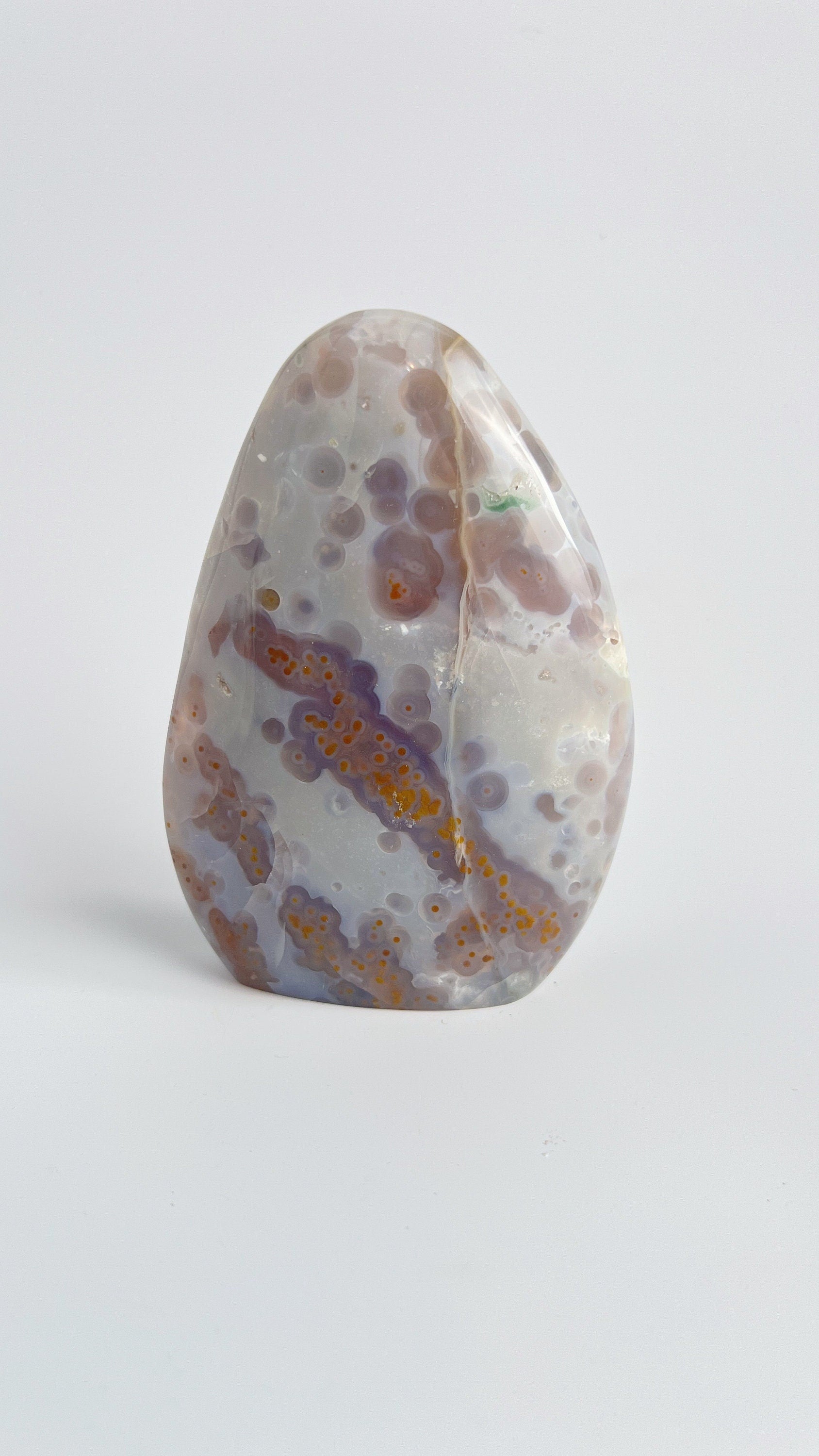Ocean Jasper Free Form: Madagascar Vein 3-4, Jelly Orb Pattern