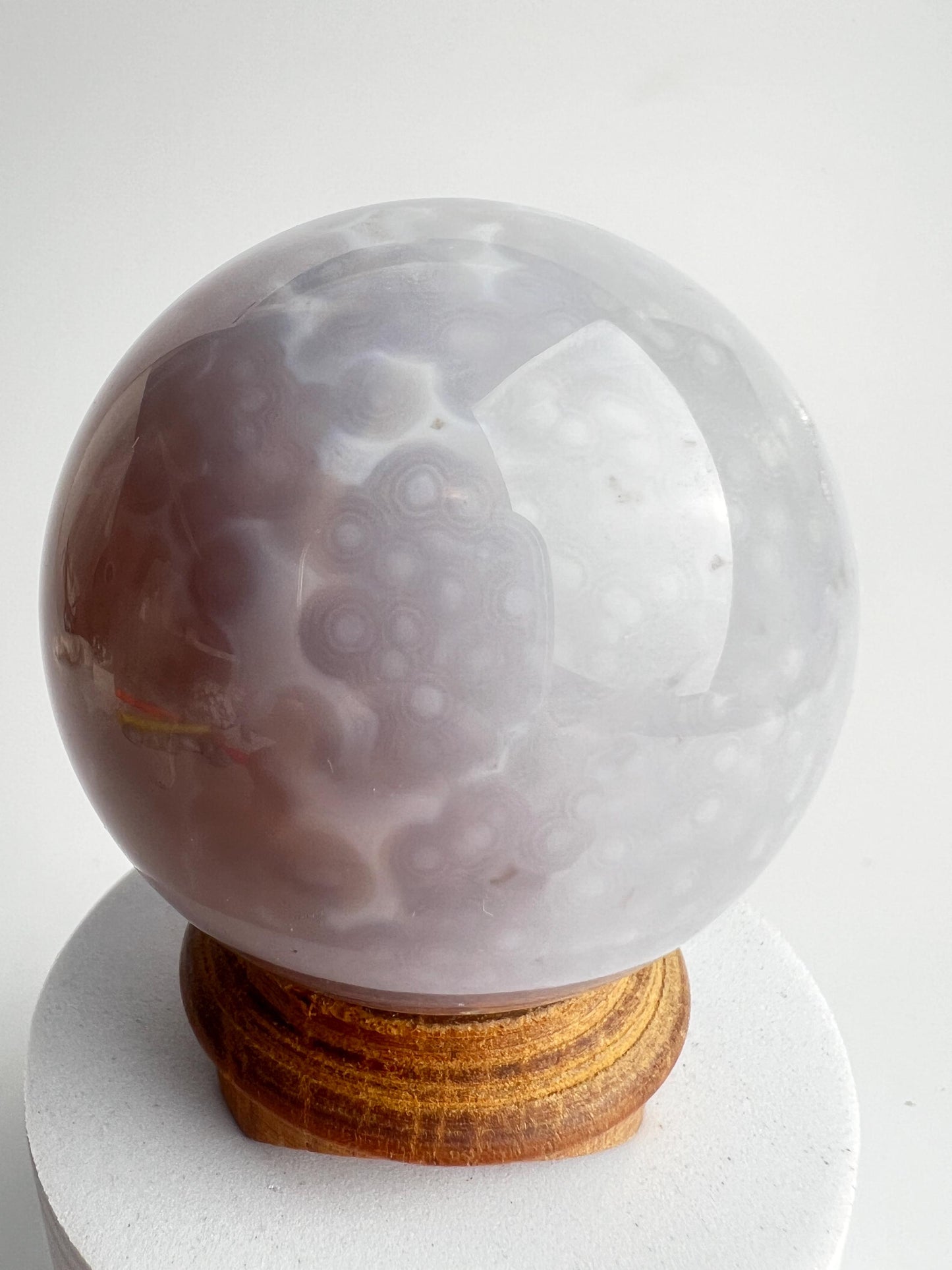 Old Stock Jelly Ocean Jasper Sphere / Vein 3-4