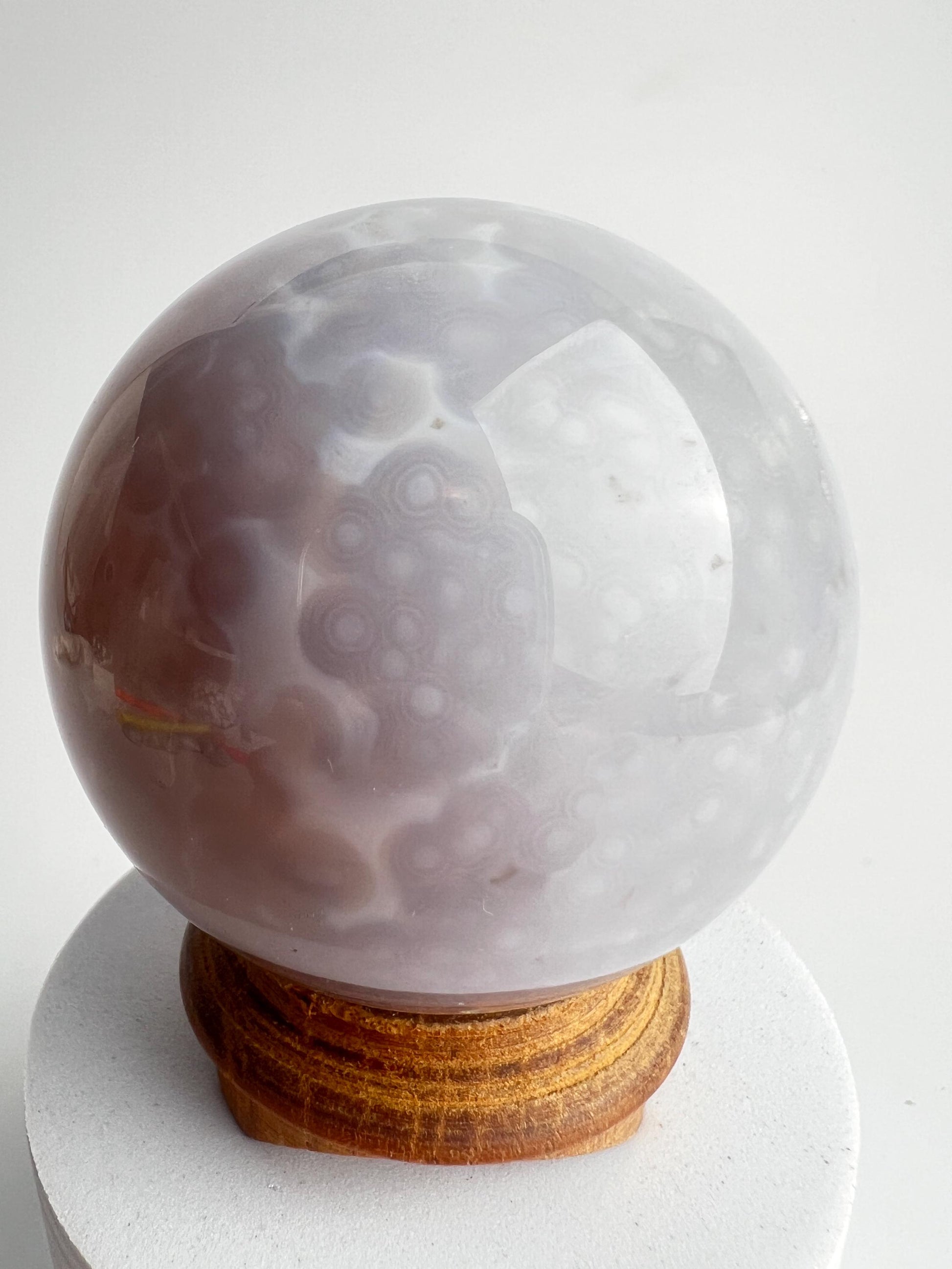 Old Stock Jelly Ocean Jasper Sphere / Vein 3-4
