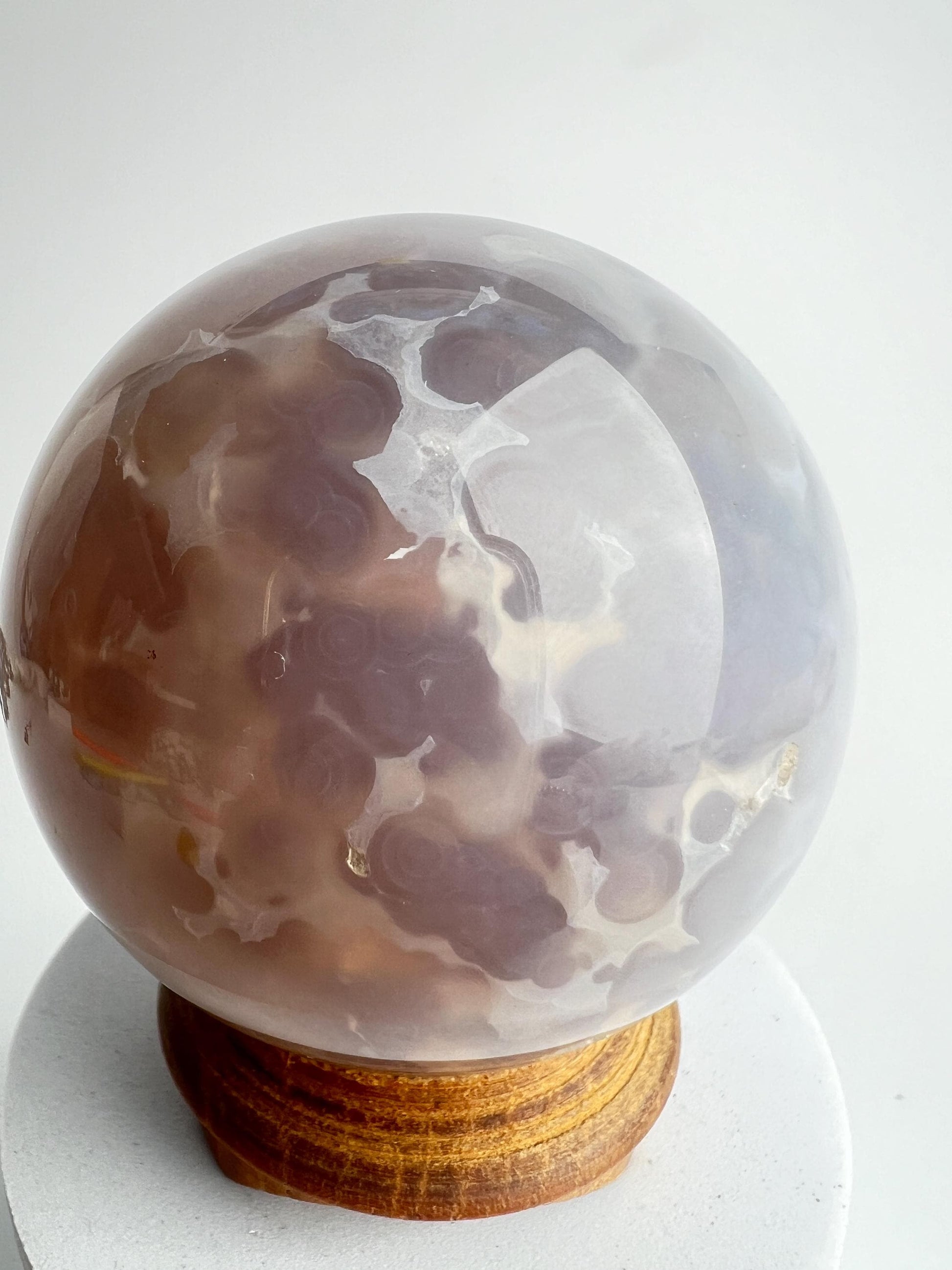 Old Stock Jelly Ocean Jasper Sphere / Vein 3-4