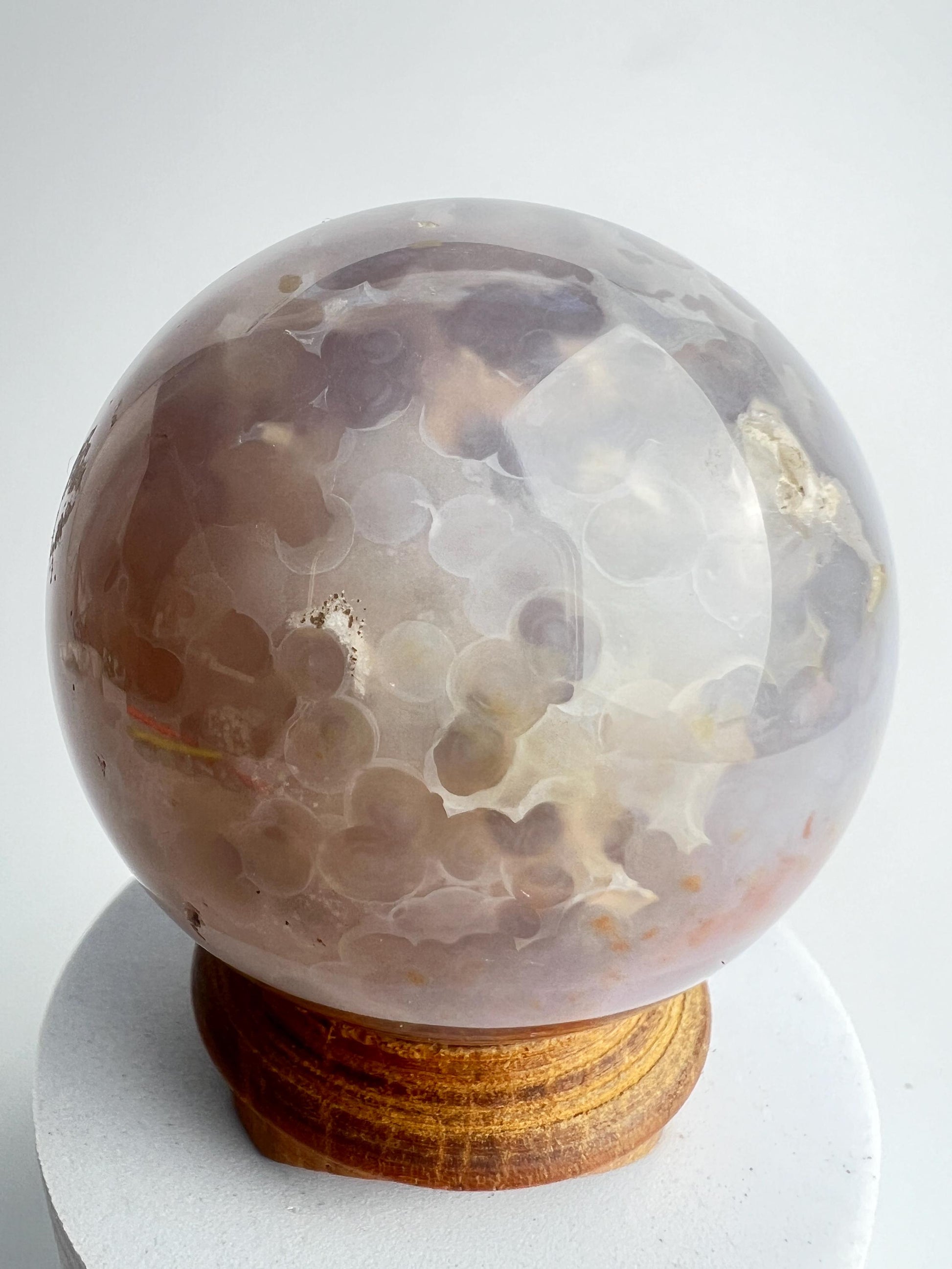 Old Stock Jelly Ocean Jasper Sphere / Vein 3-4