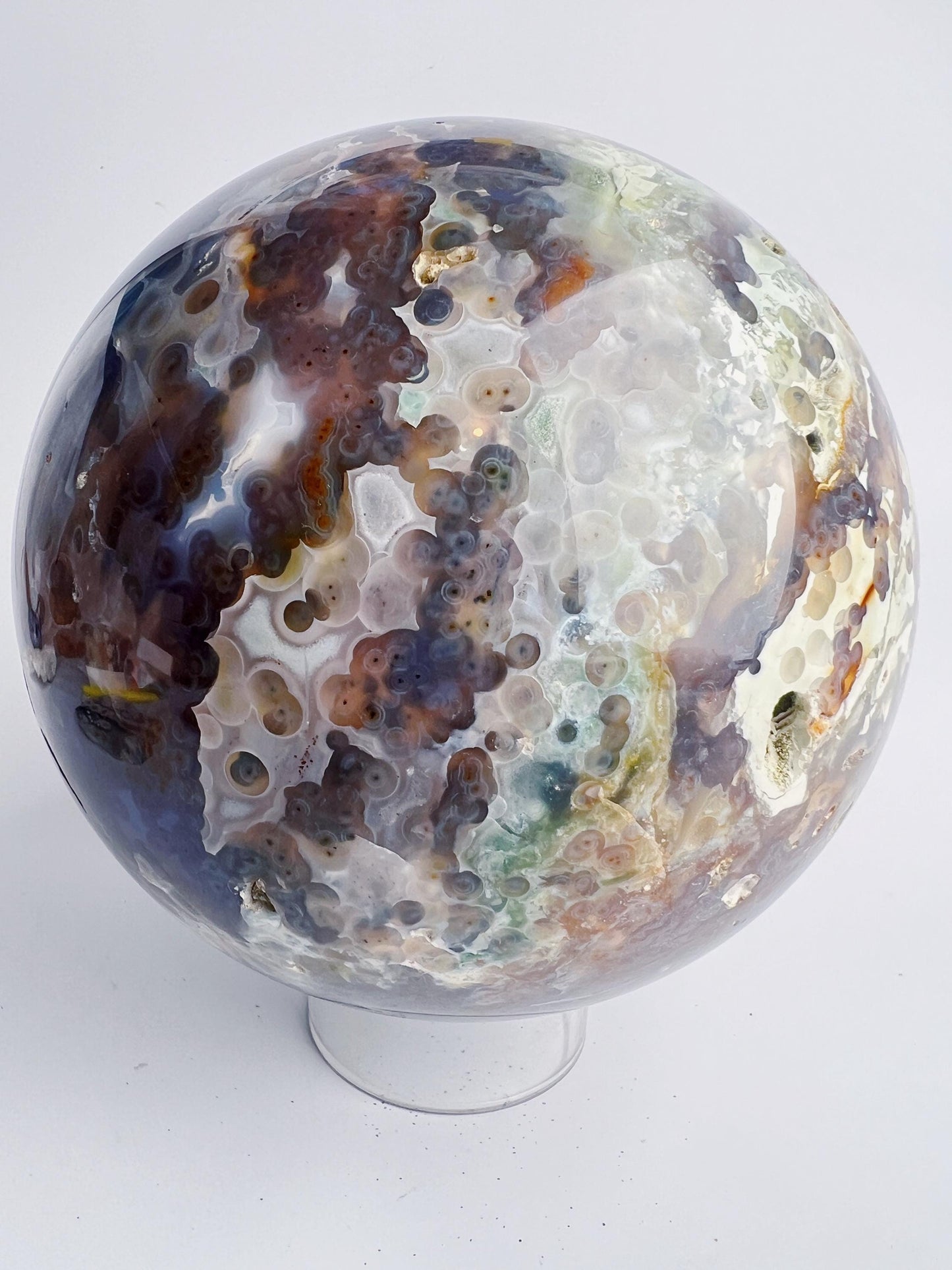 Old Stock Ocean Jasper Sphere / Vein 3-4