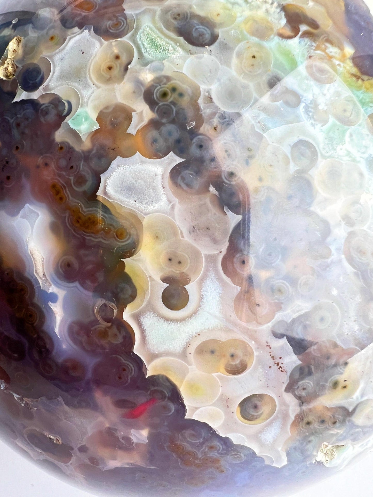 Old Stock Ocean Jasper Sphere / Vein 3-4