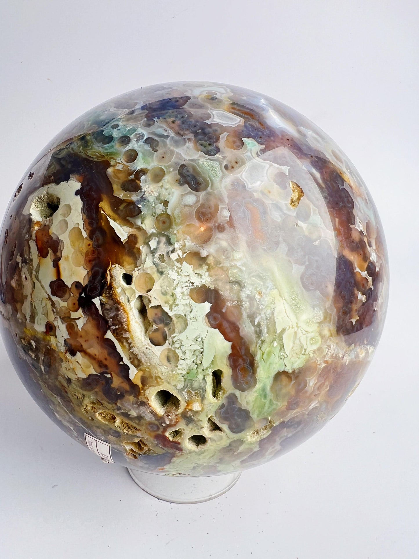 Old Stock Ocean Jasper Sphere / Vein 3-4