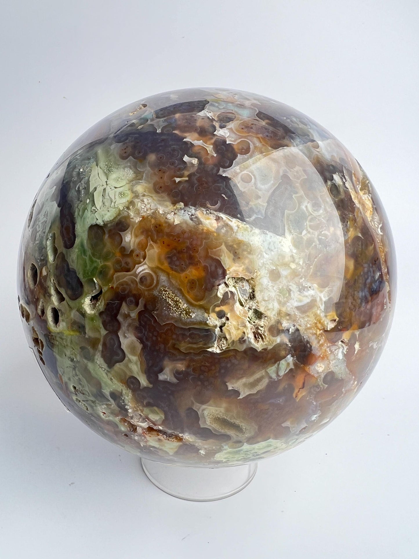 Old Stock Ocean Jasper Sphere / Vein 3-4
