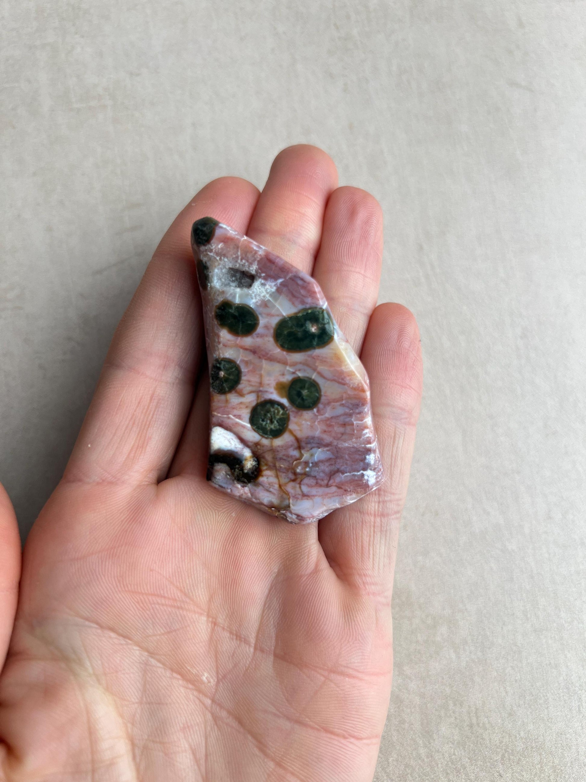 Ocean Jasper Vein 1 polished free form
