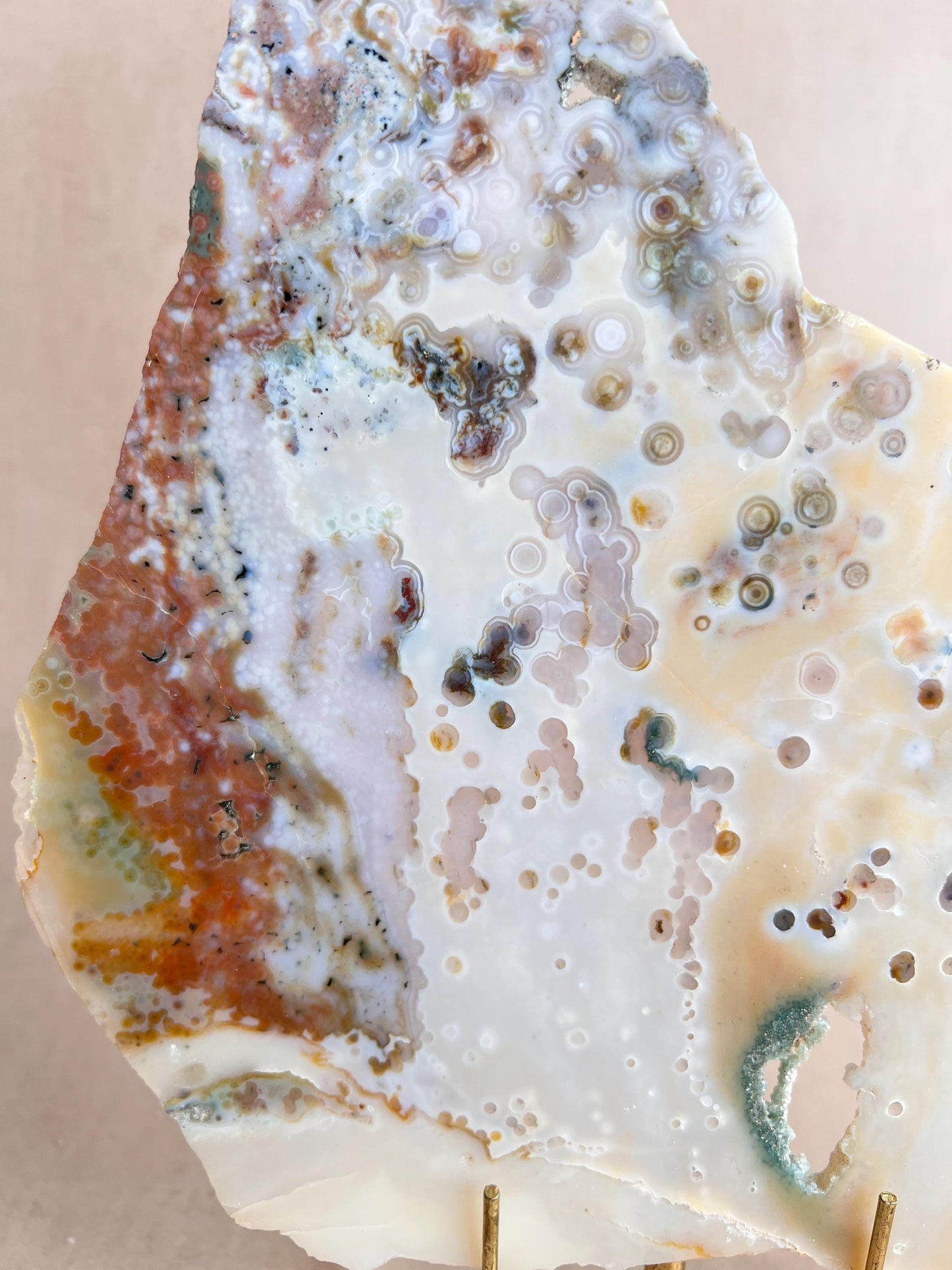 Vein 1 - 2 Large Ocean Jasper Slab Highly Translucent