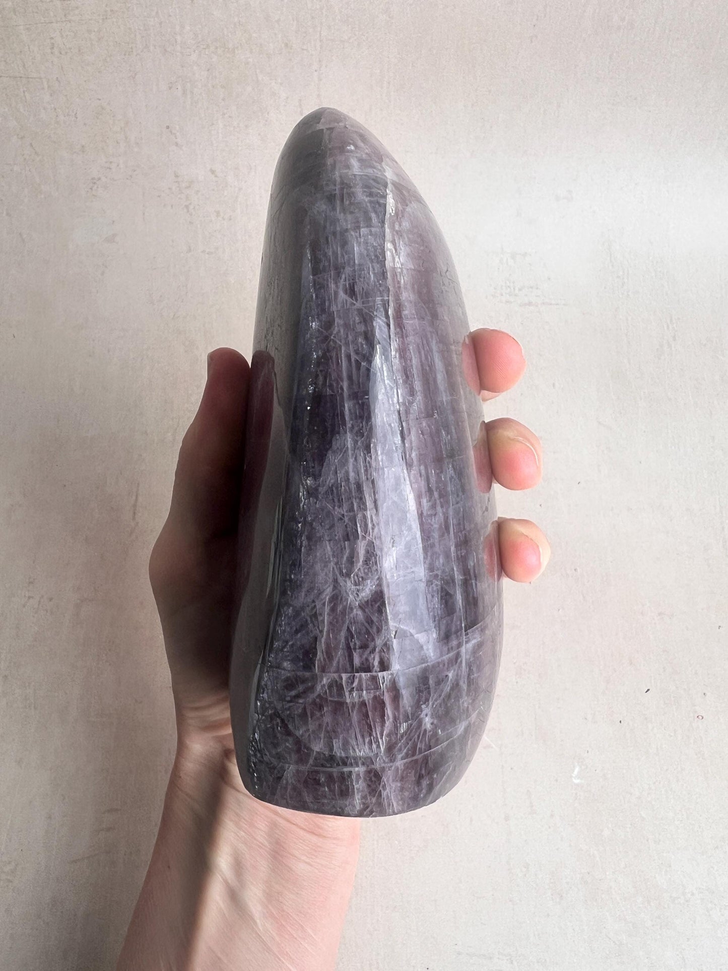 XL Anhydrite / Purple Angelite / Rare evaporite mineral Free Form with Flash