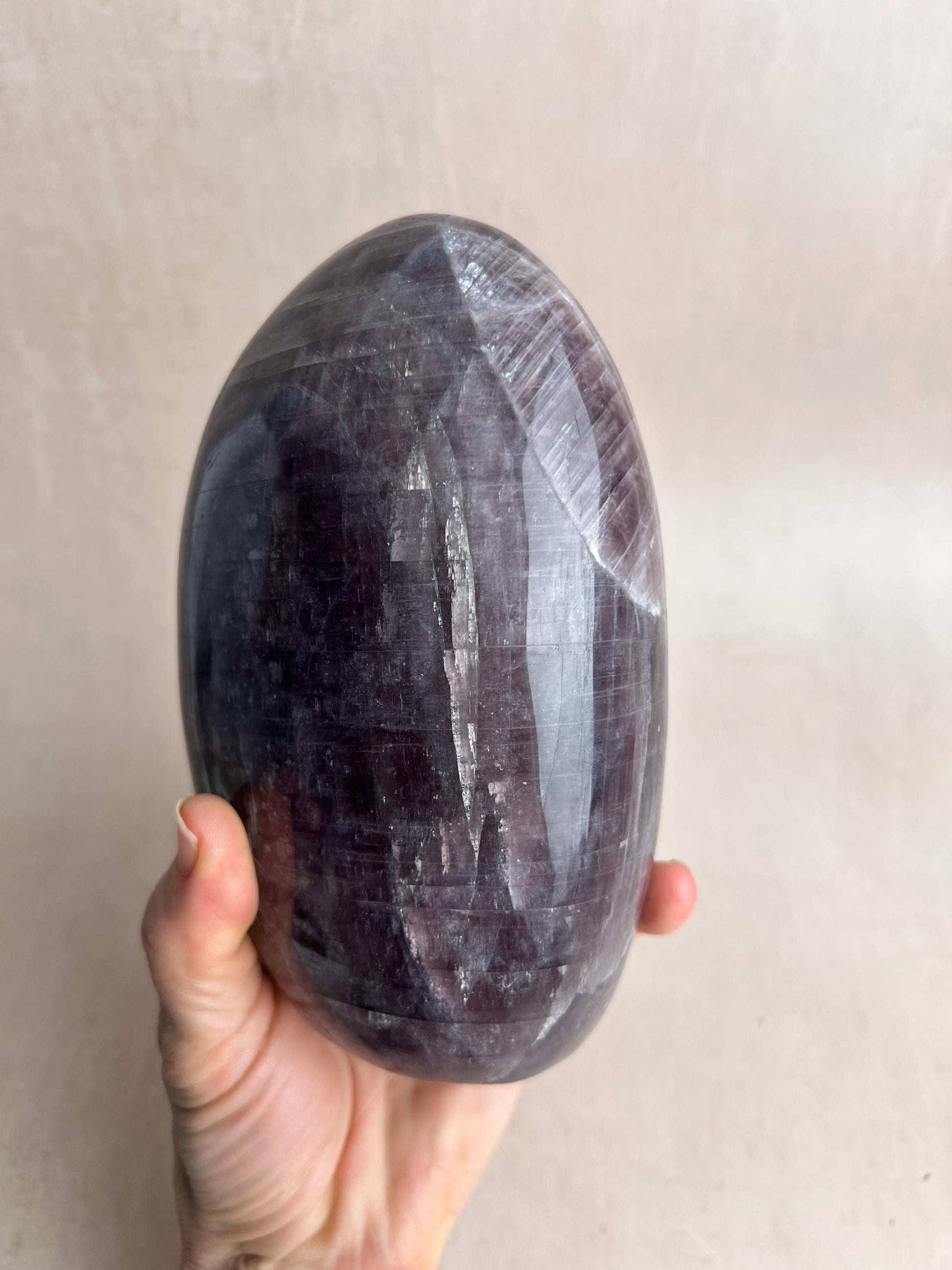 XL Anhydrite / Purple Angelite / Rare evaporite mineral Free Form with Flash