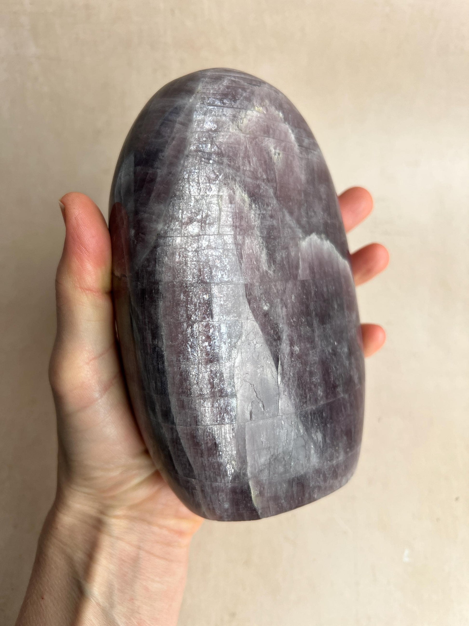 XL Anhydrite / Purple Angelite / Rare evaporite mineral Free Form with Flash