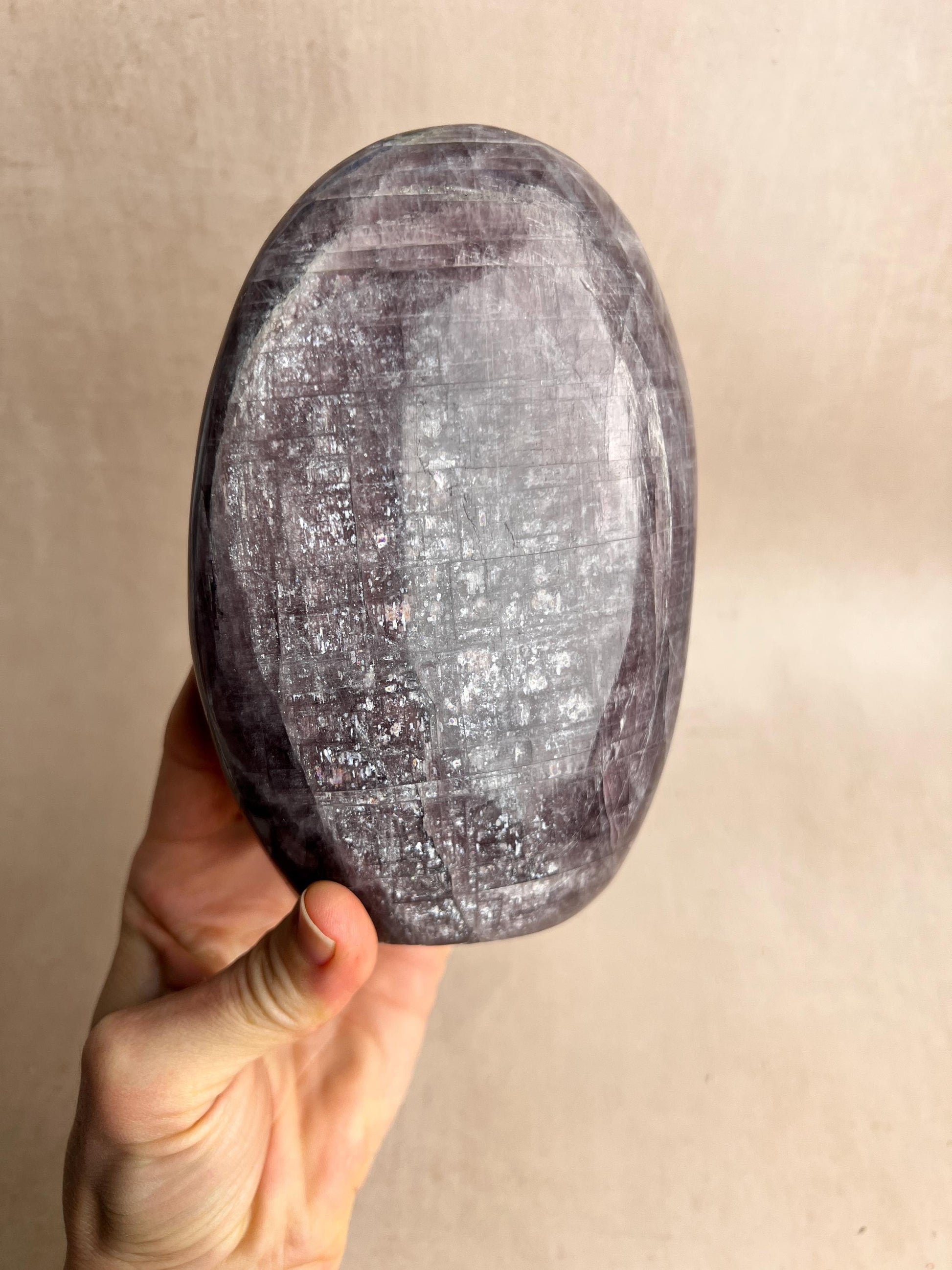 XL Anhydrite / Purple Angelite / Rare evaporite mineral Free Form with Flash