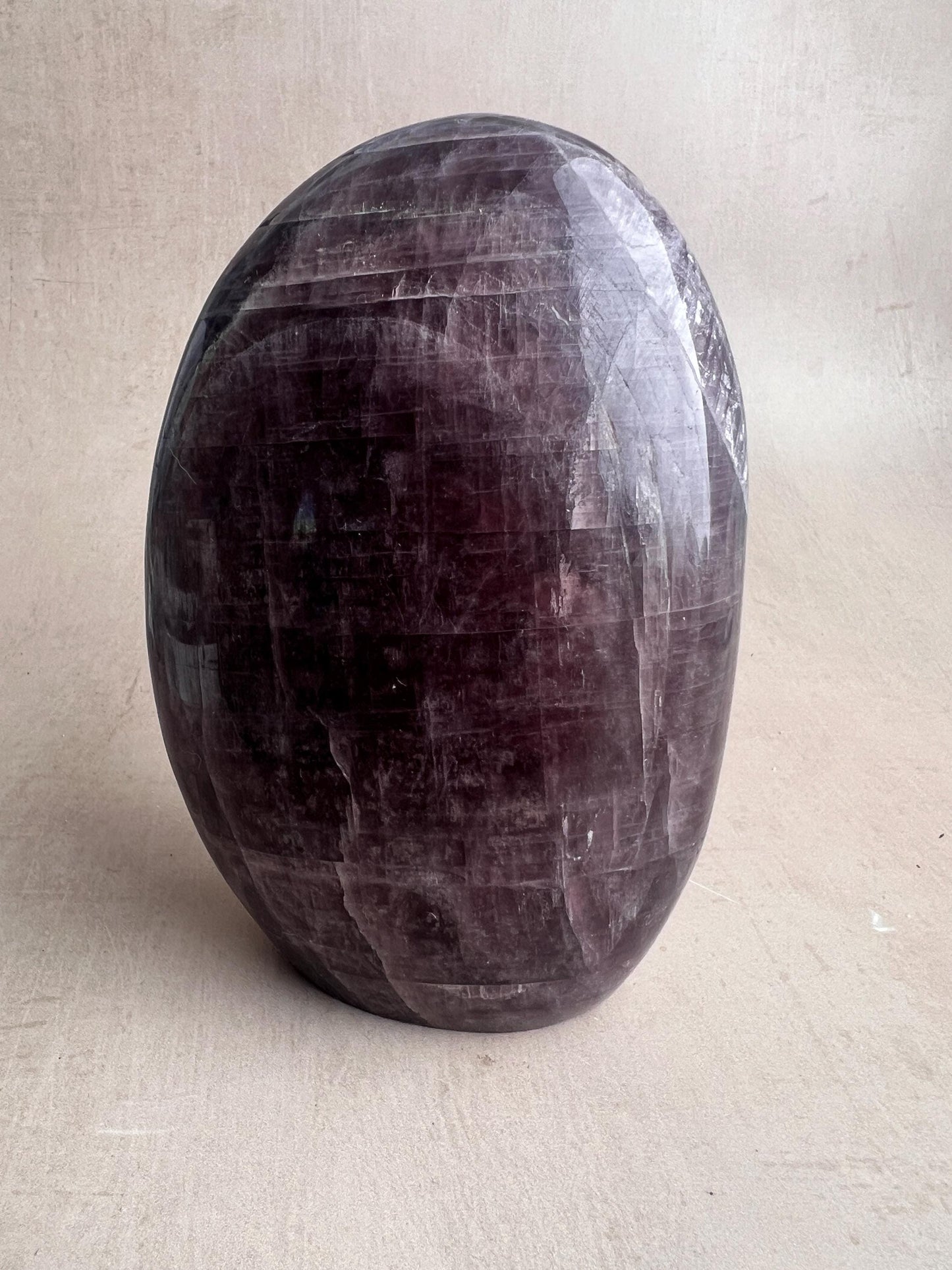 XL Anhydrite / Purple Angelite / Rare evaporite mineral Free Form with Flash