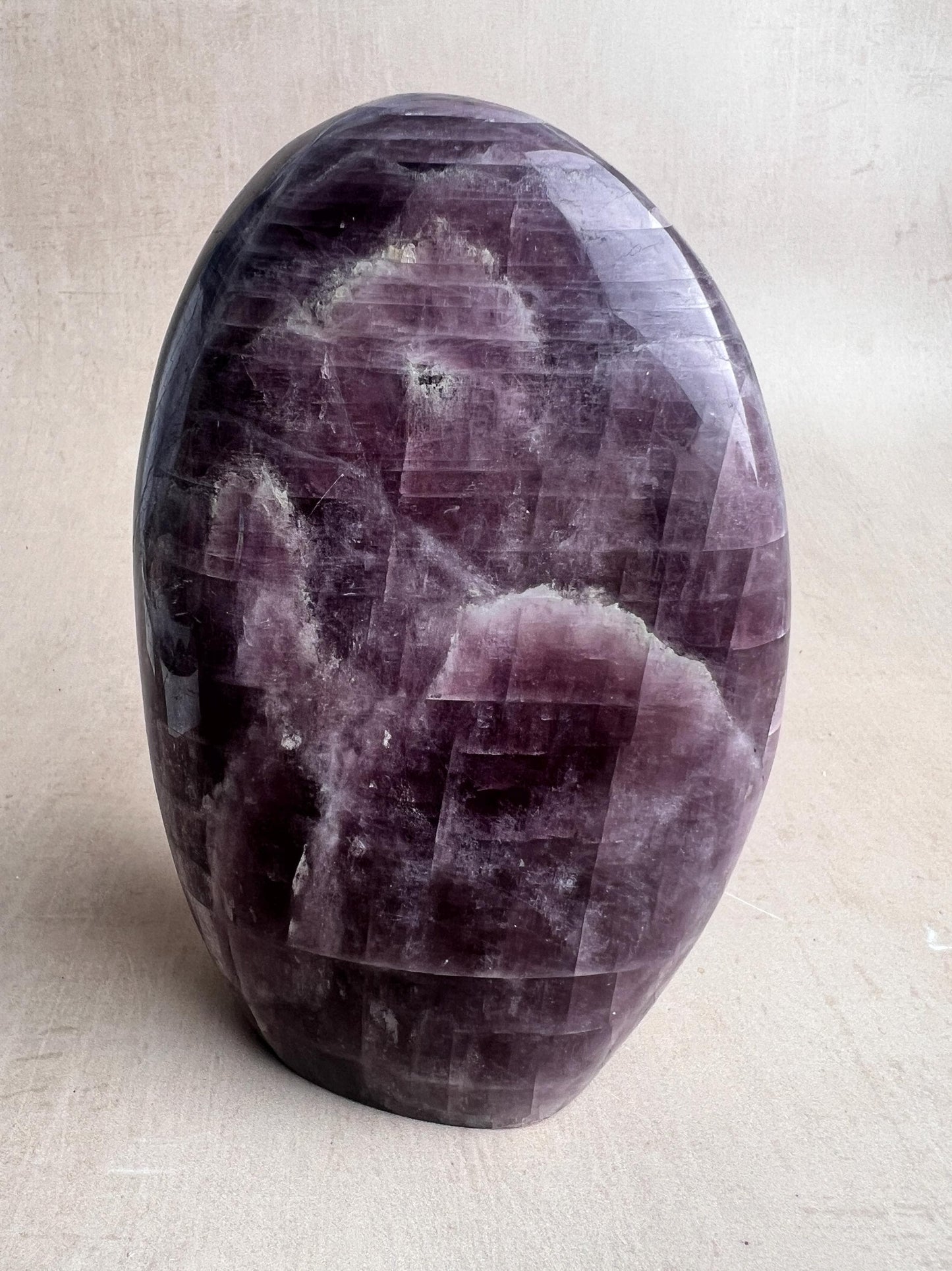 XL Anhydrite / Purple Angelite / Rare evaporite mineral Free Form with Flash